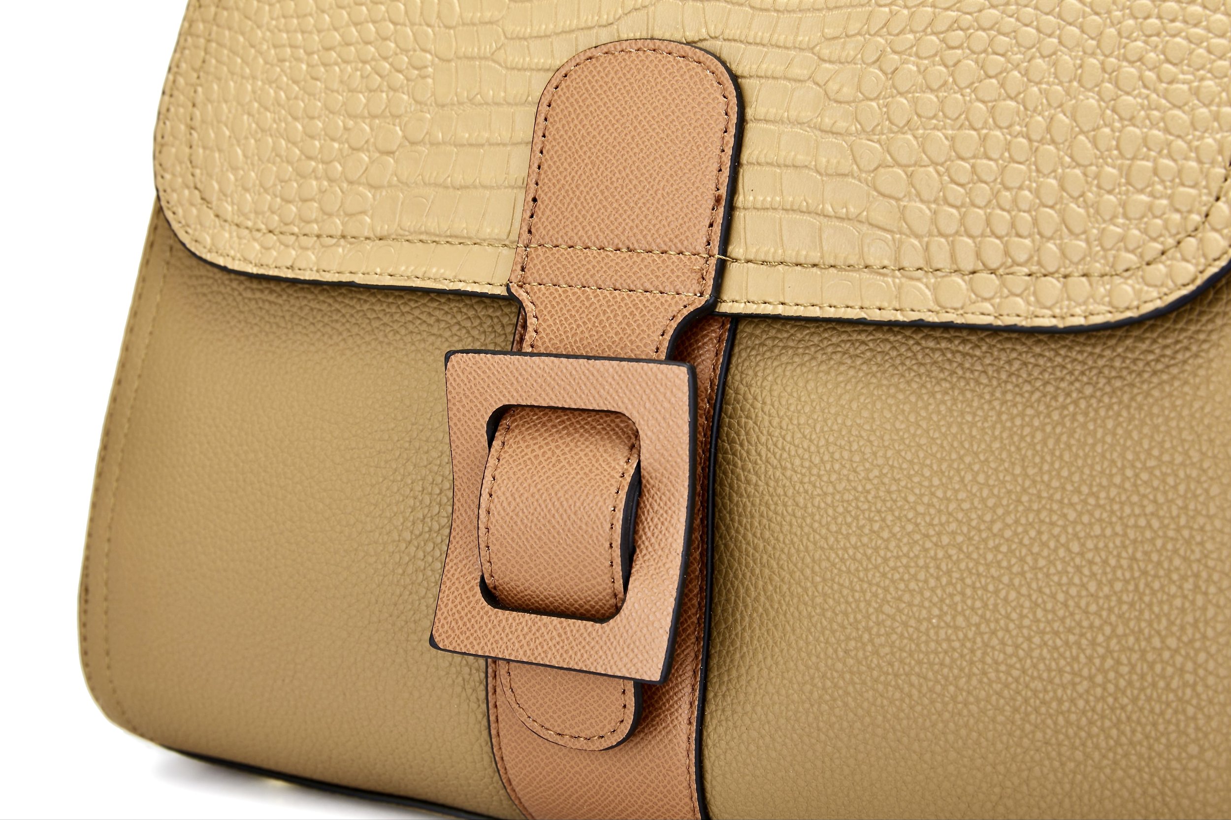 Textured Leather Croc Embossed Mud Buckle Design.jpeg