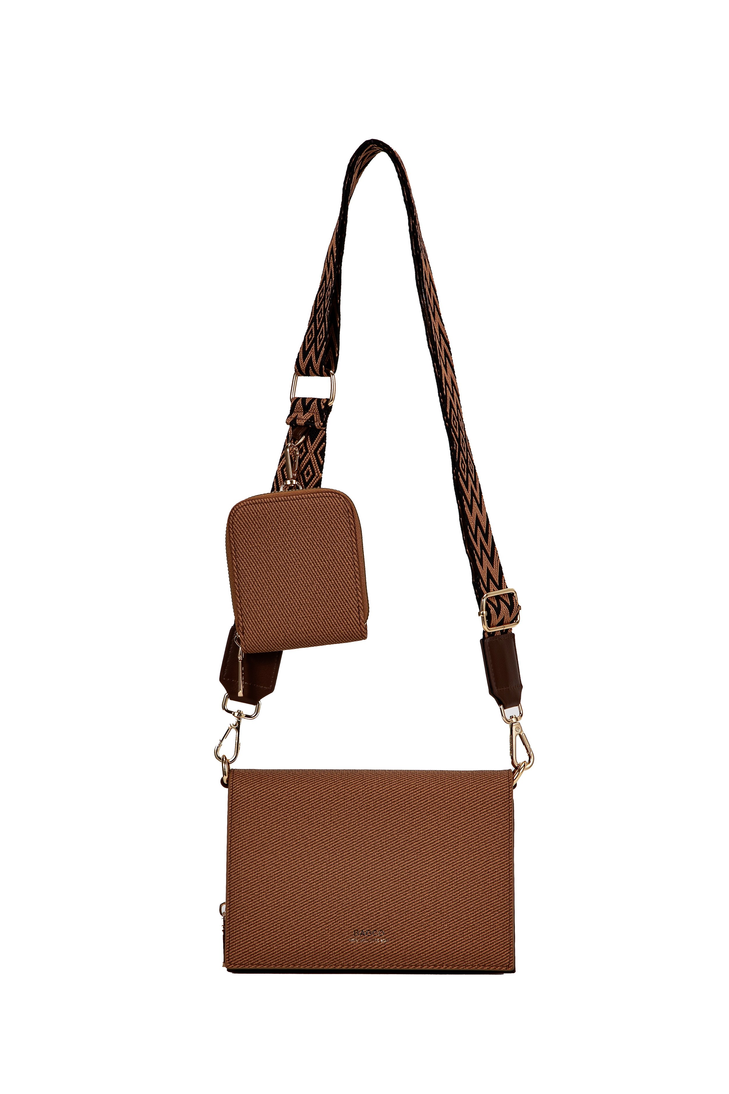 Statement Strap Minimalist Purse Brown Portrait.jpeg