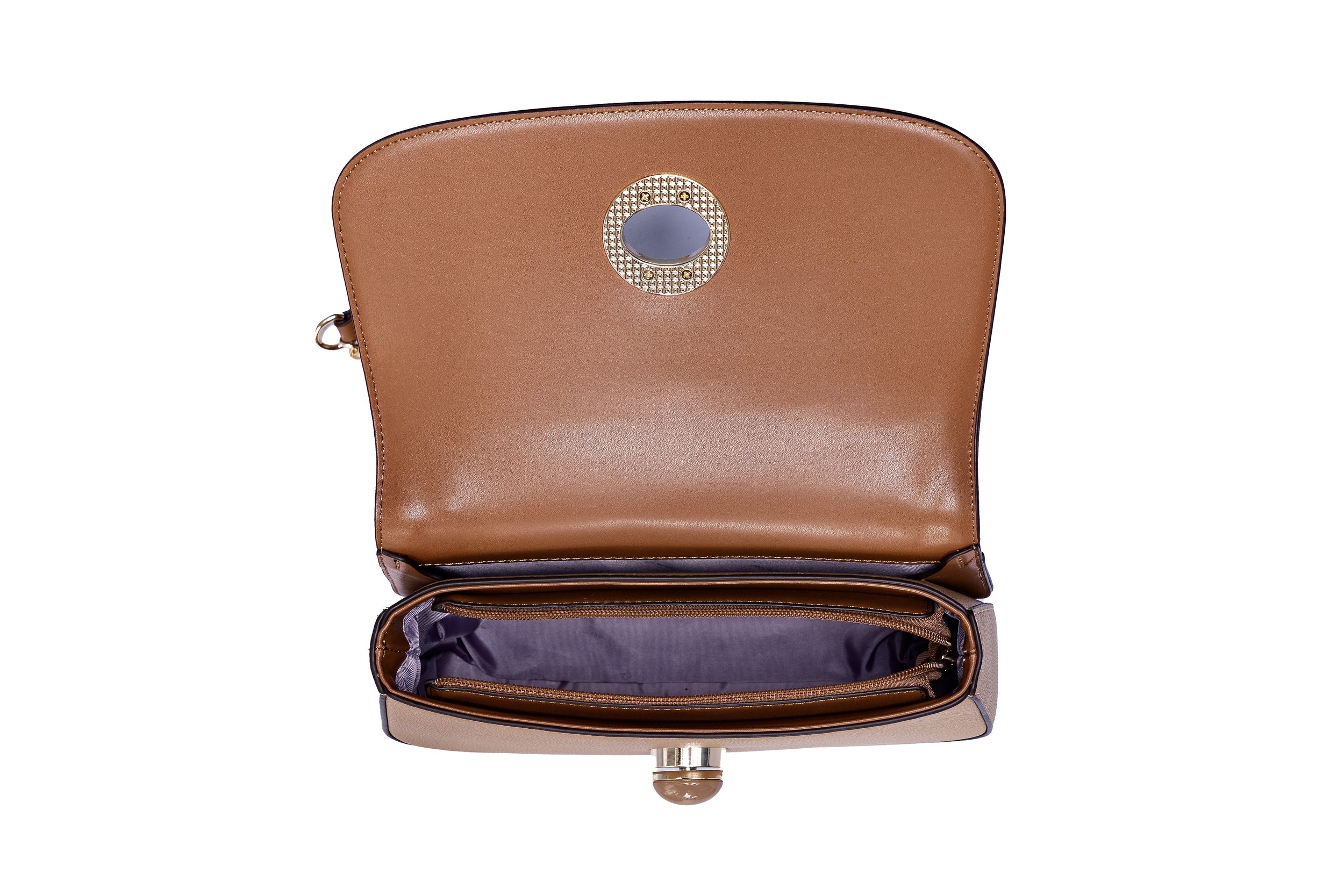 Classic Chain Sleek Turn-Lock Brown Interior.jpeg