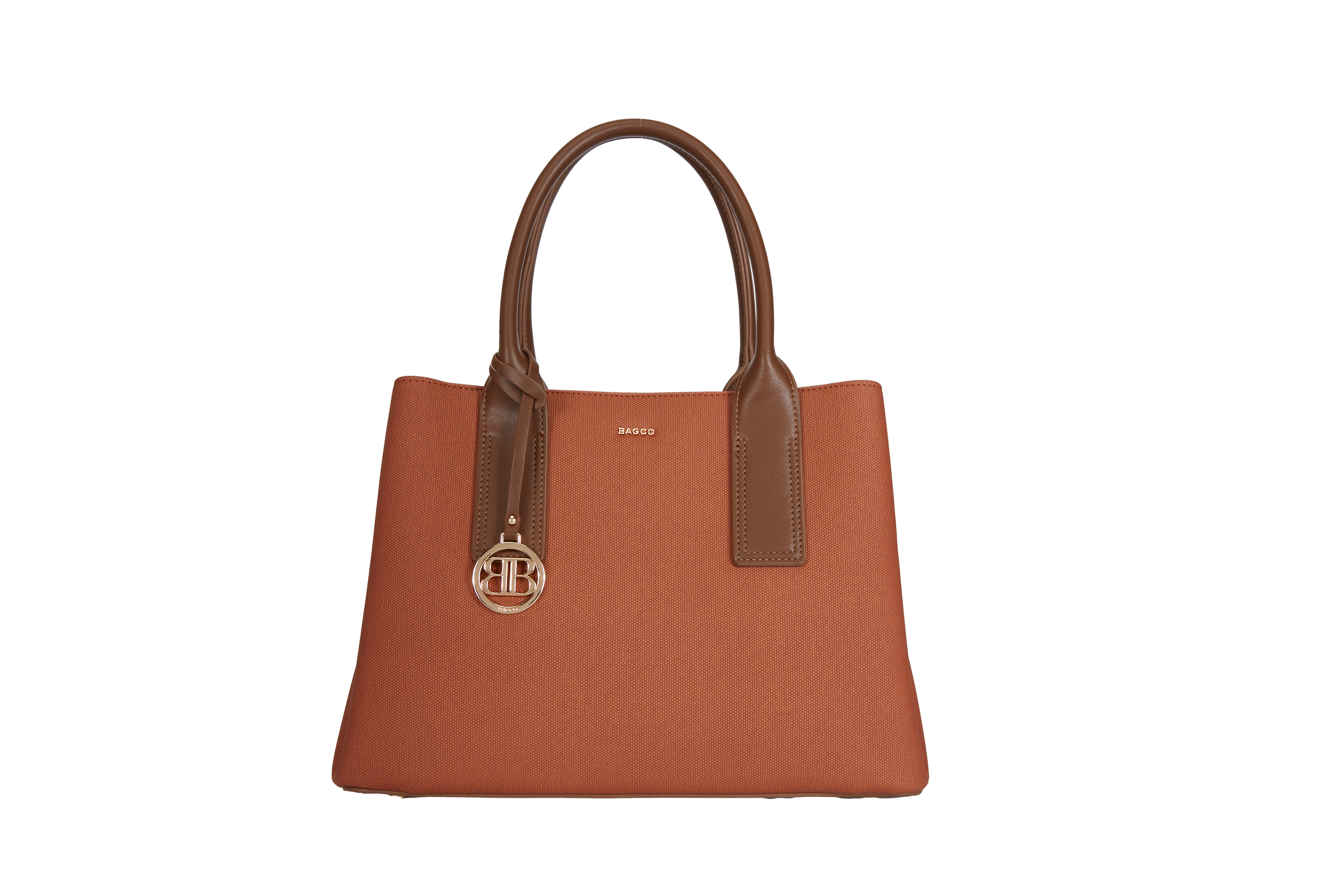 Modern Elegance Top Handle Brown Front View.png