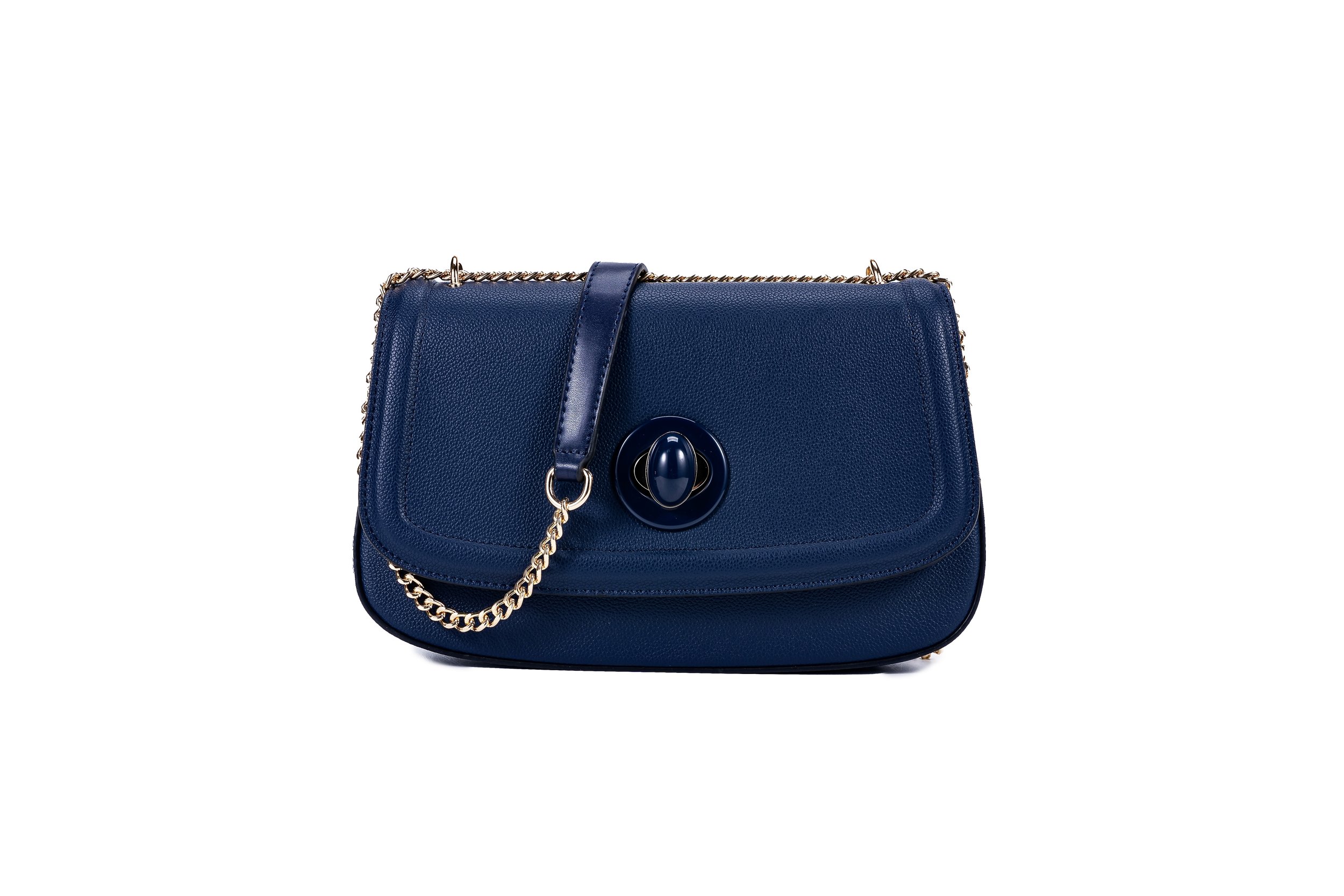 Classic Chain Sleek Turn-Lock Navy Front View.jpeg