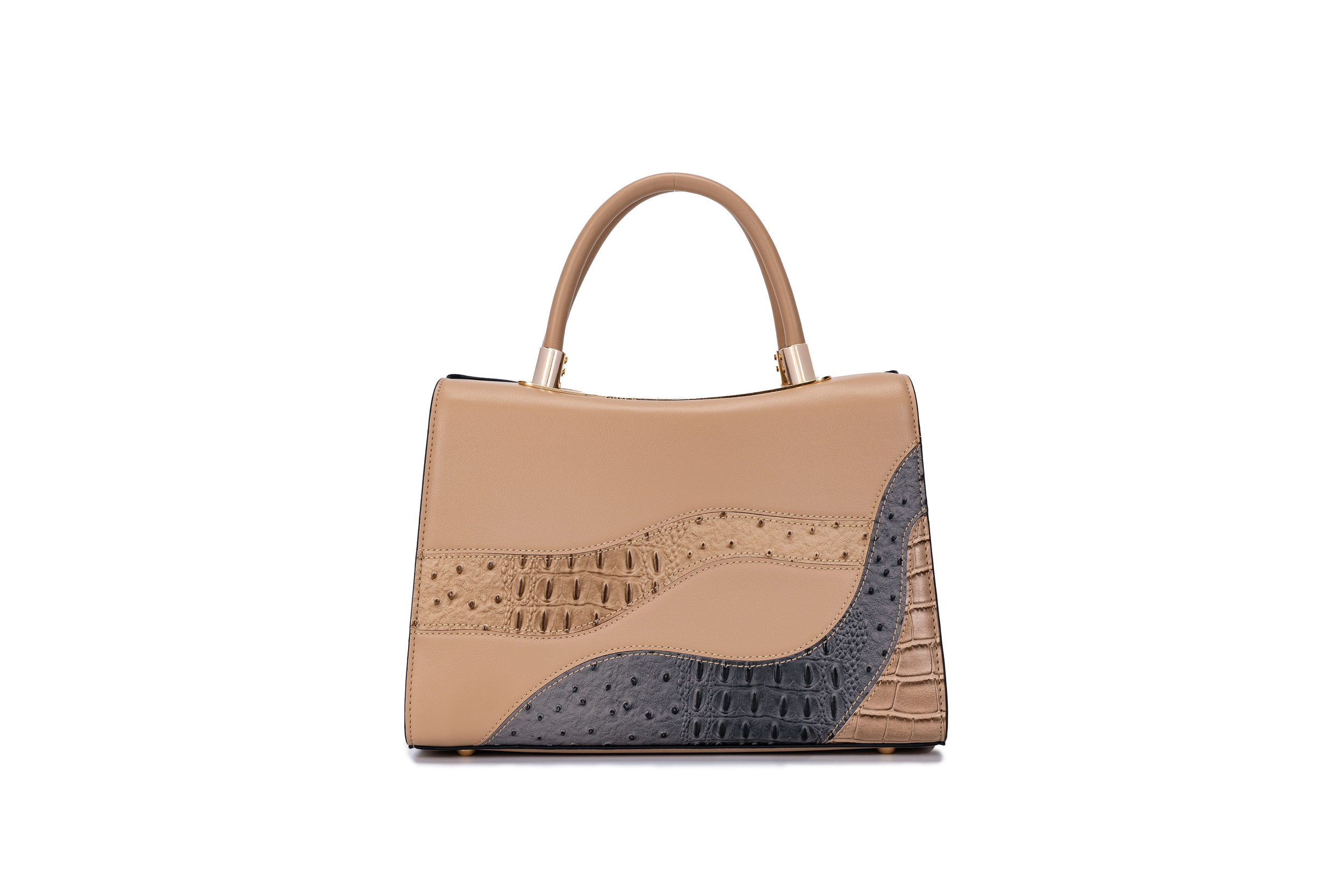 Textured Patchwork Apricot Front View.png