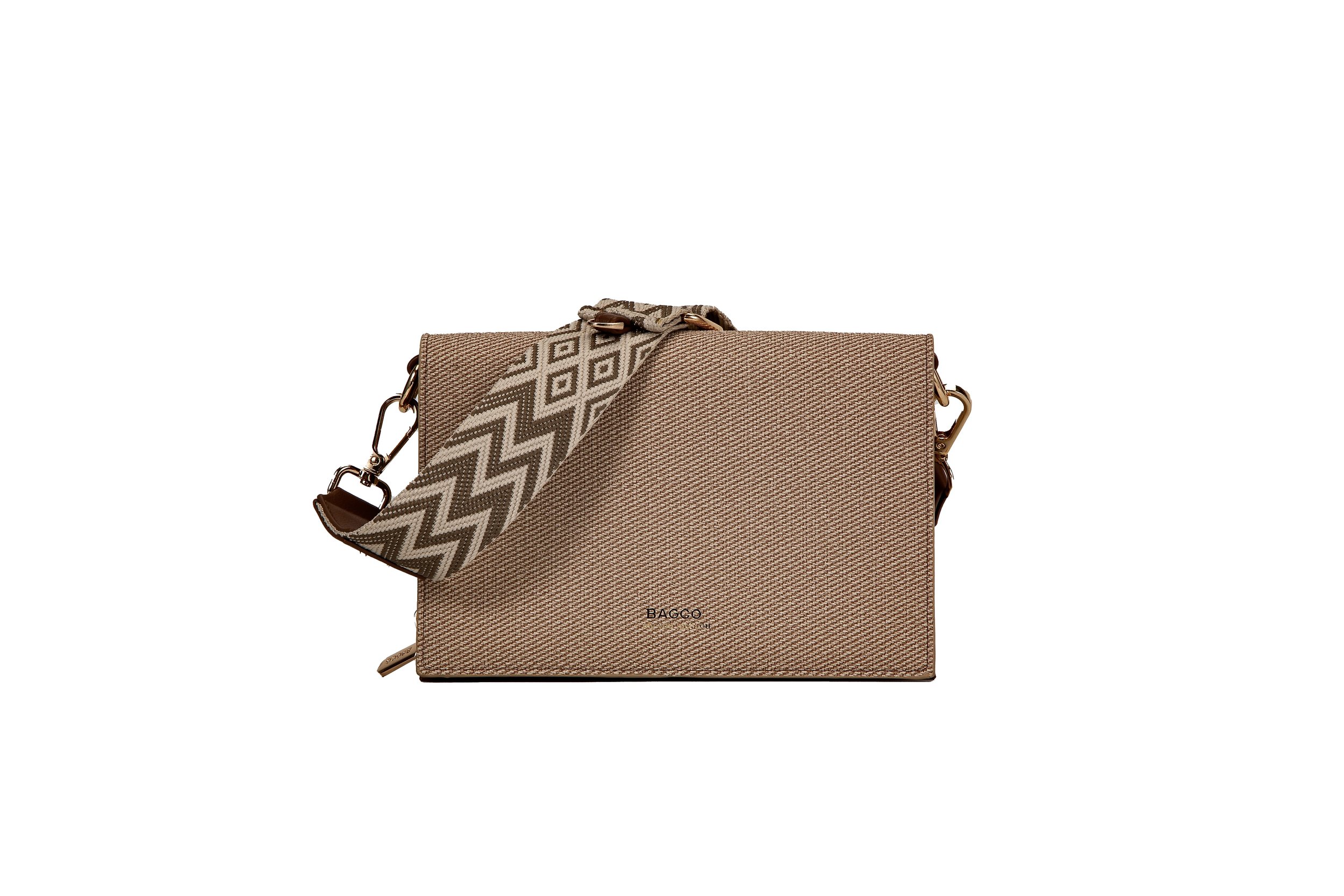 Statement Strap Minimalist Purse Off-White Front View.jpeg