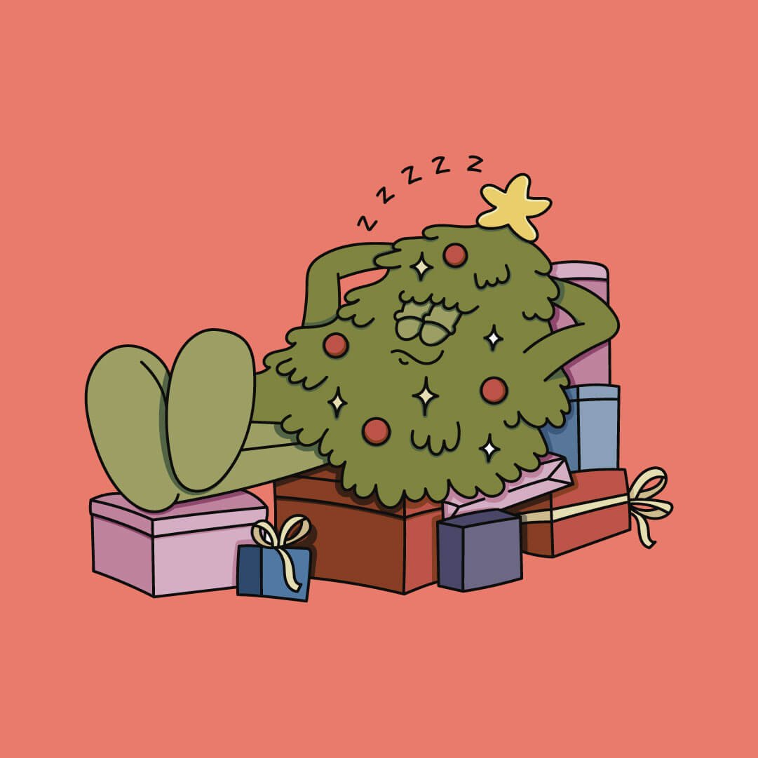 Christmas Tree character from Dave La Marshall's Christmas Freebie pack
