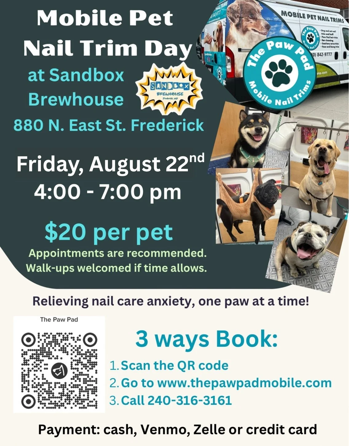 Paw Pad Mobile Pop Up