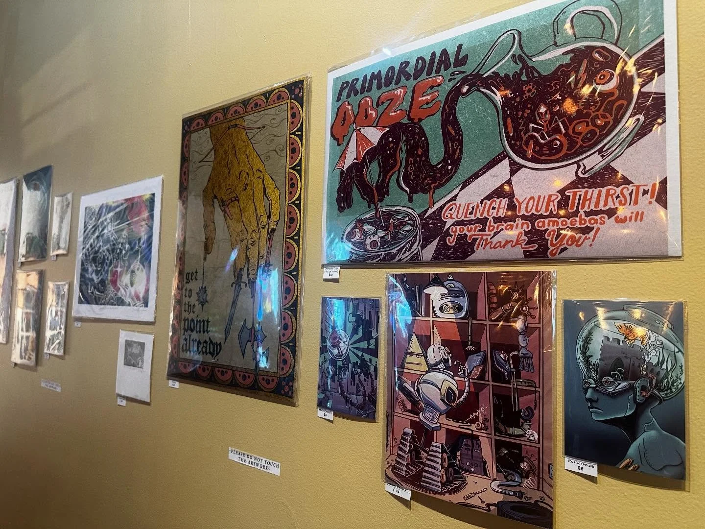 Going into the new year, we have a brand new art show at Sandbox! 

Please welcome Sarah Burrier, a local Frederick artist who specializes in pen and ink illustration, using a blend of digital and analog in her work. We are so excited to share her AM