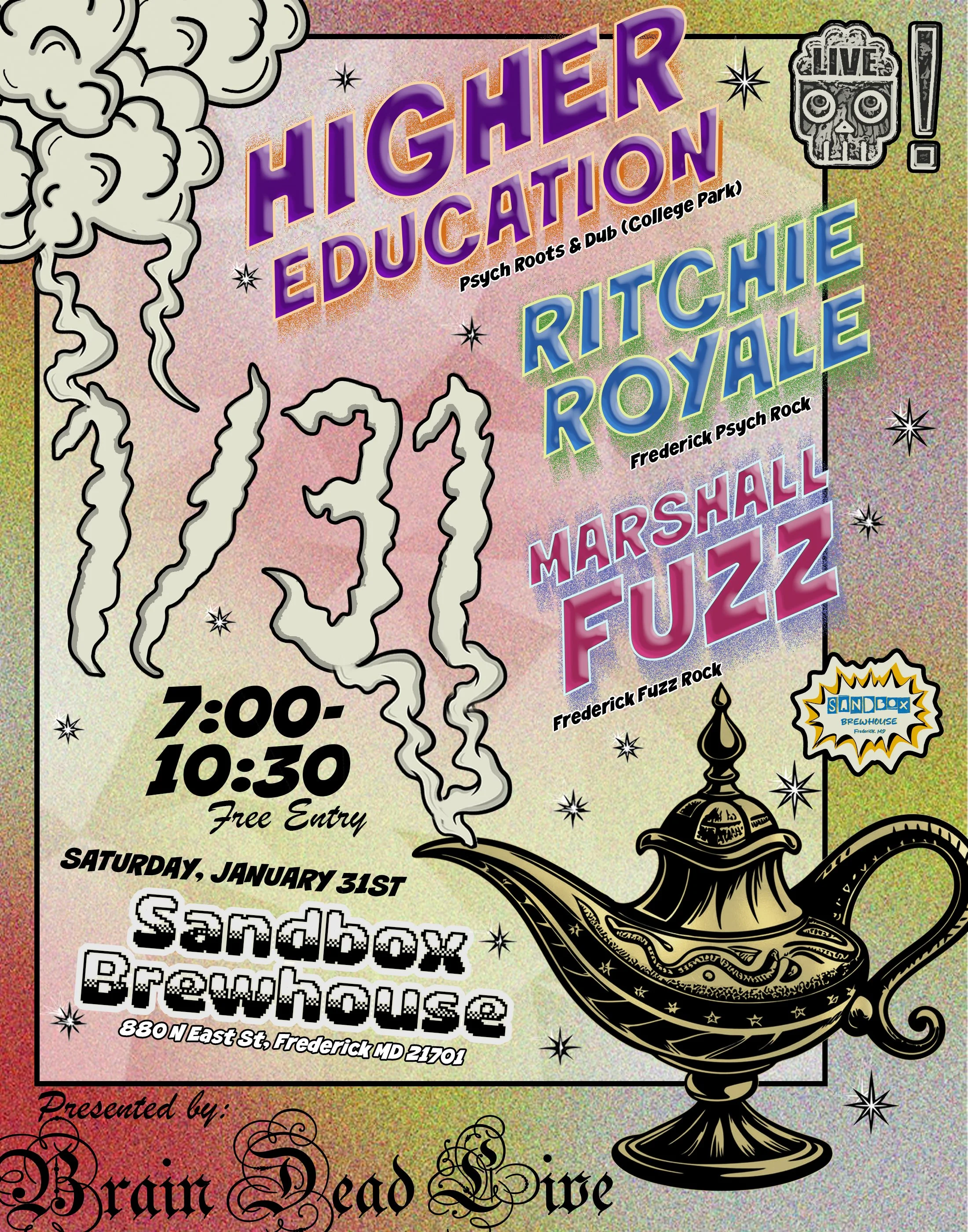 Higher Education, Ritchie Royale, and Marshall Fuzz