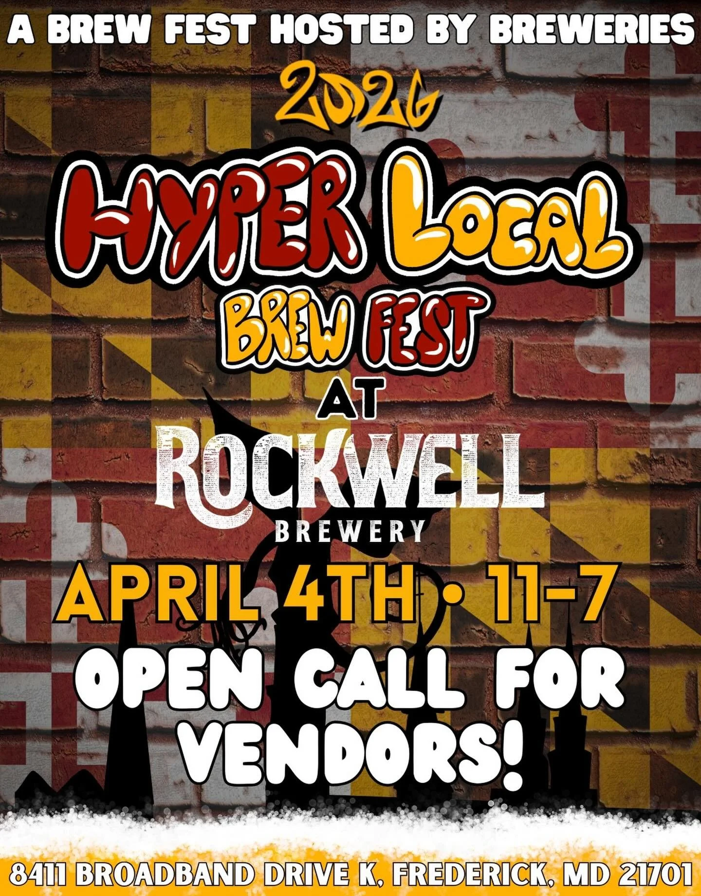 Alright, Frederick. It&rsquo;s just about that time&hellip;

Welcome to the 2026 Hyper Local Brew Fest; an annual brew festival that features and celebrates Frederick&rsquo;s local breweries!

This year&rsquo;s Hyper Local will be held at Rockwell Br