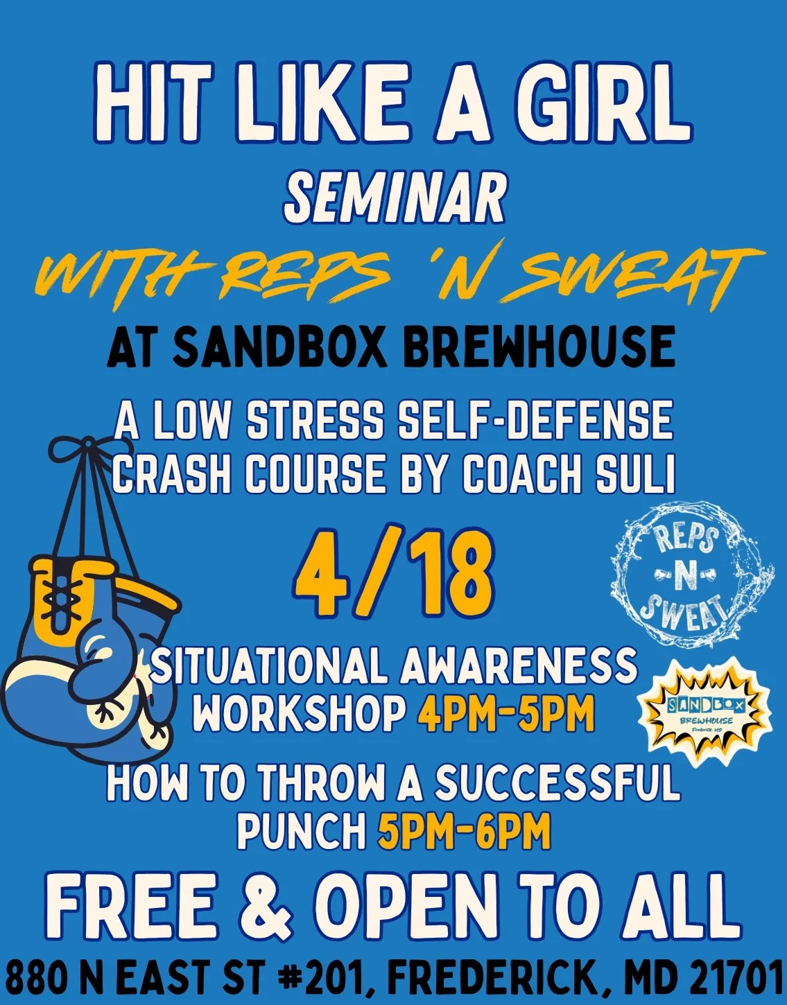 Hit Like a Girl Seminar