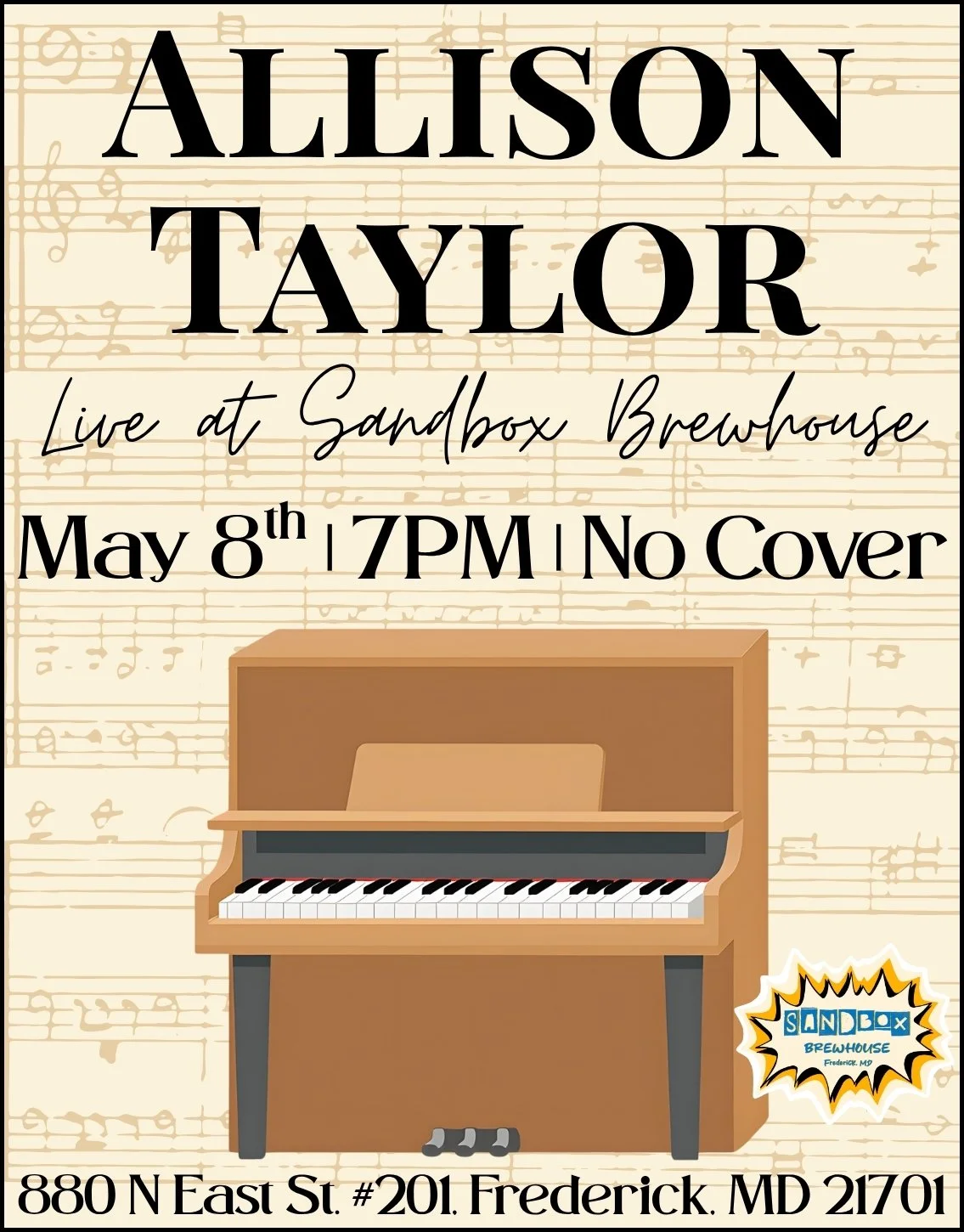 LIVE MUSIC Allison Taylor