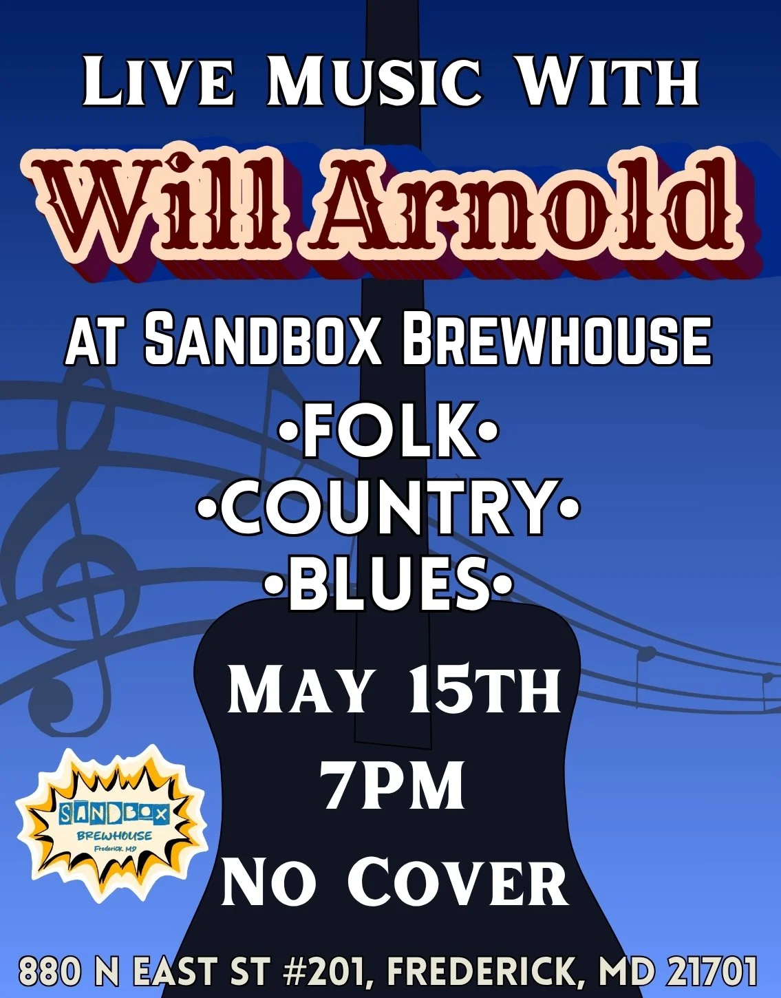 LIVE MUSIC with Will Arnold