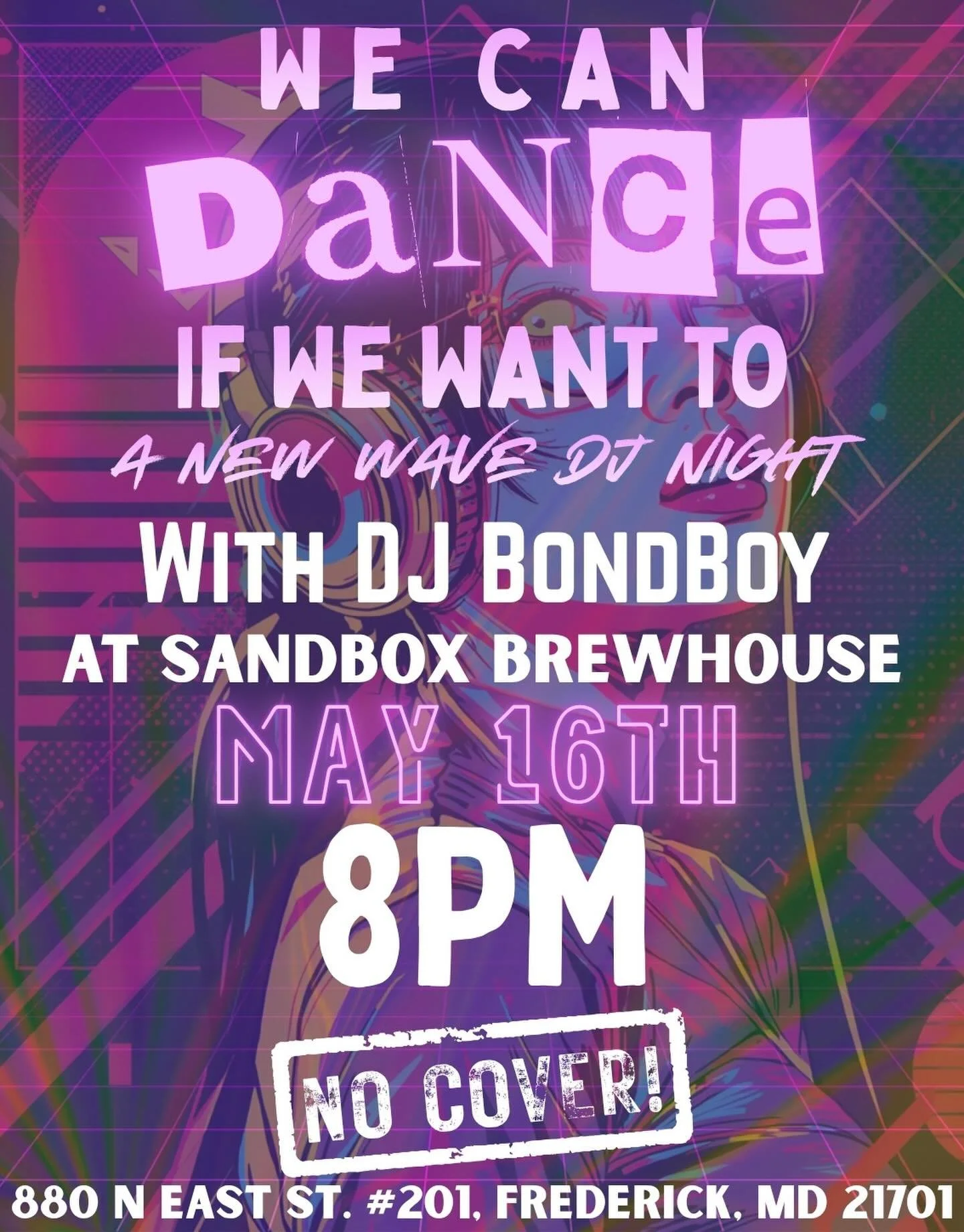 You are invited to yet another Sandbox DJ night! ✨🍻

Imagine this: Spring, 1983. Safety Dance is climbing the charts, David Bowie is telling the world to Let&rsquo;s Dance, and the airwaves are buzzing with anticipation for The Police&rsquo;s Synchr