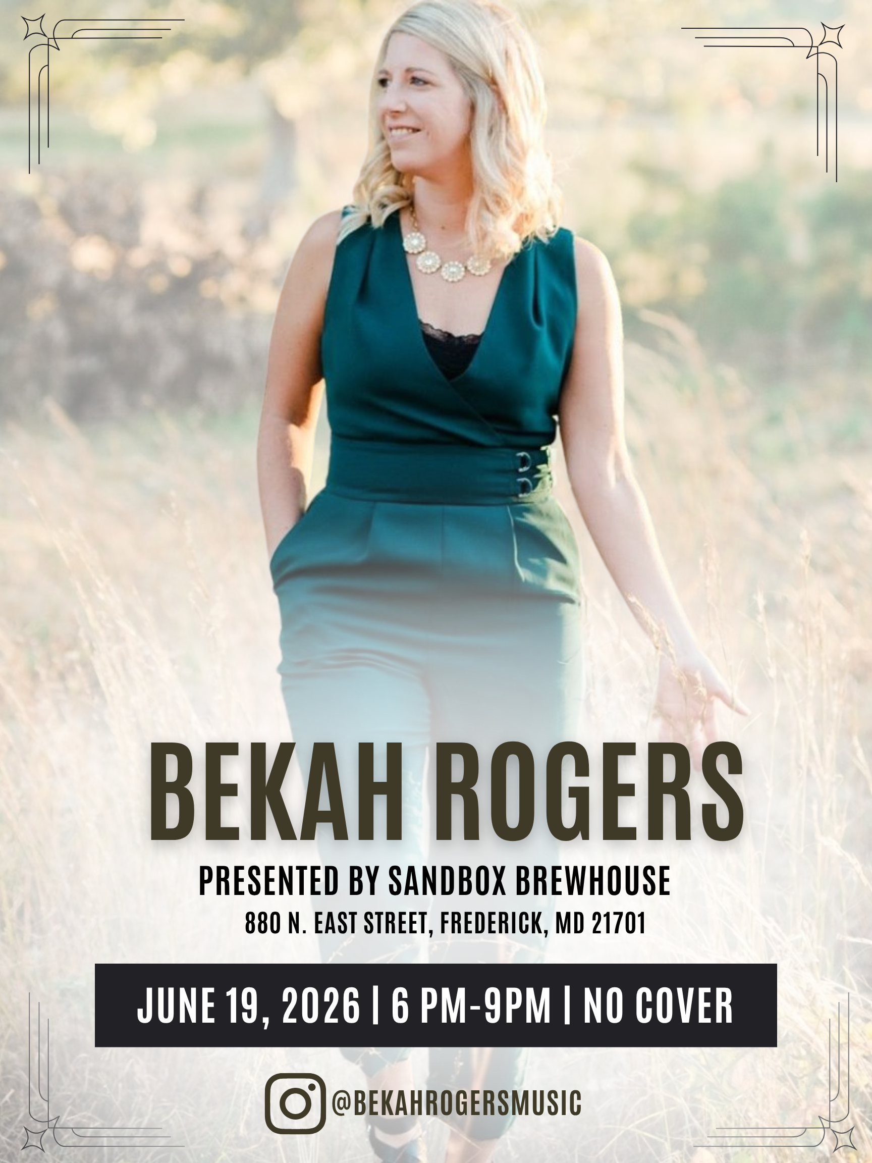 LIVE MUSIC with Bekah Rogers