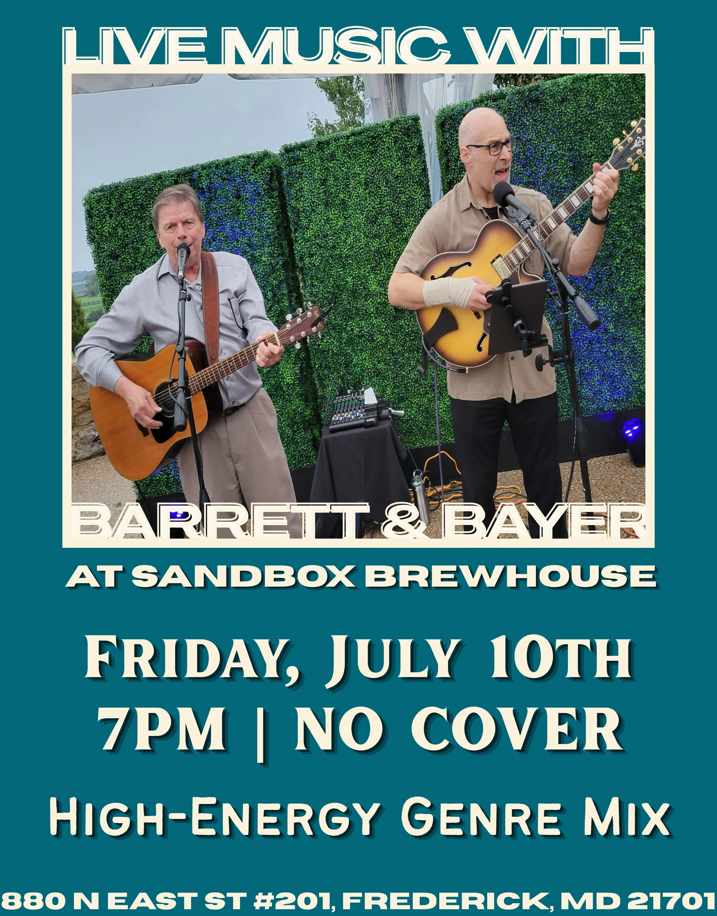 LIVE MUSIC with Barrett & Bayer