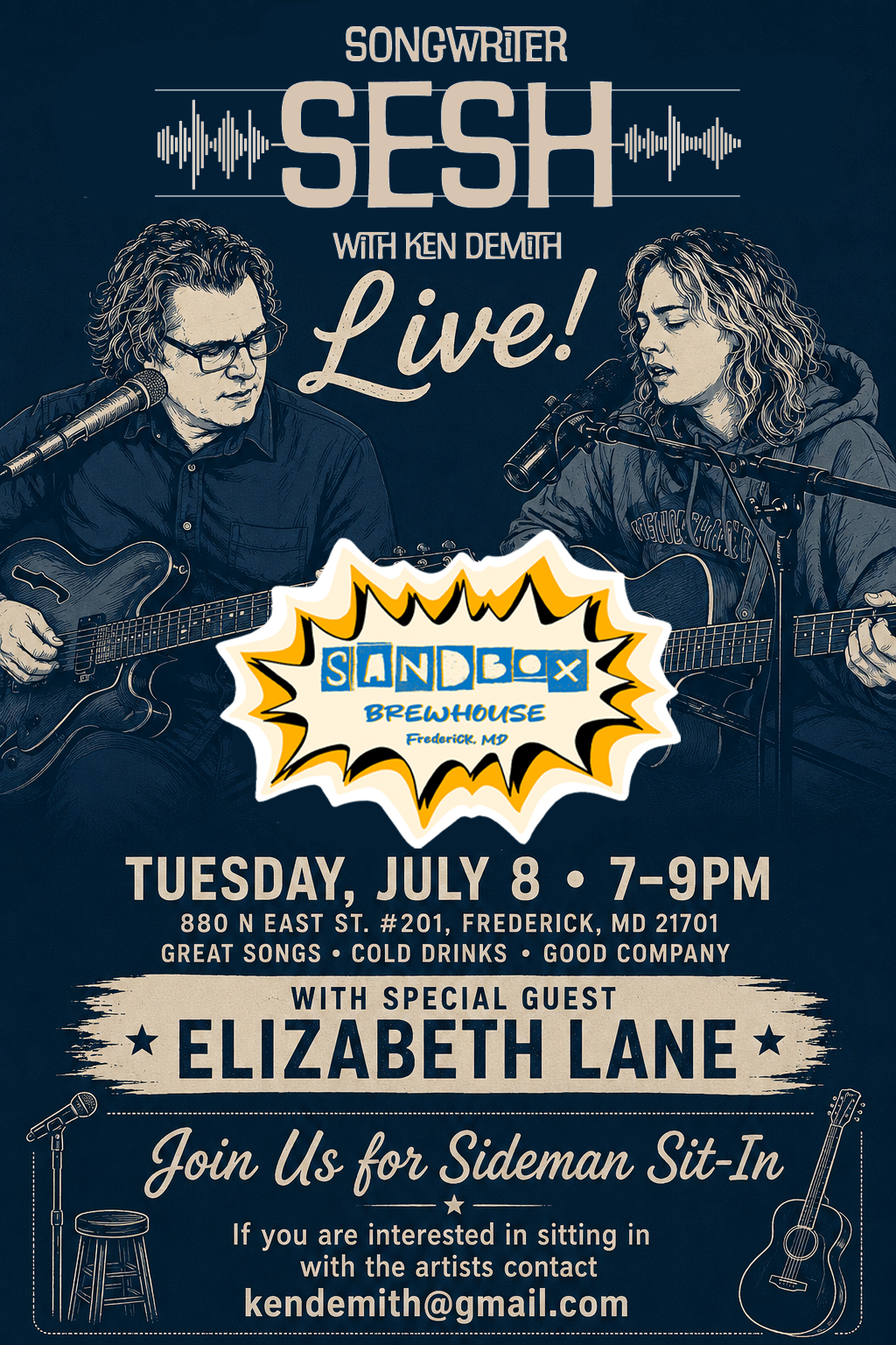 Songwriter Sesh LIVE!