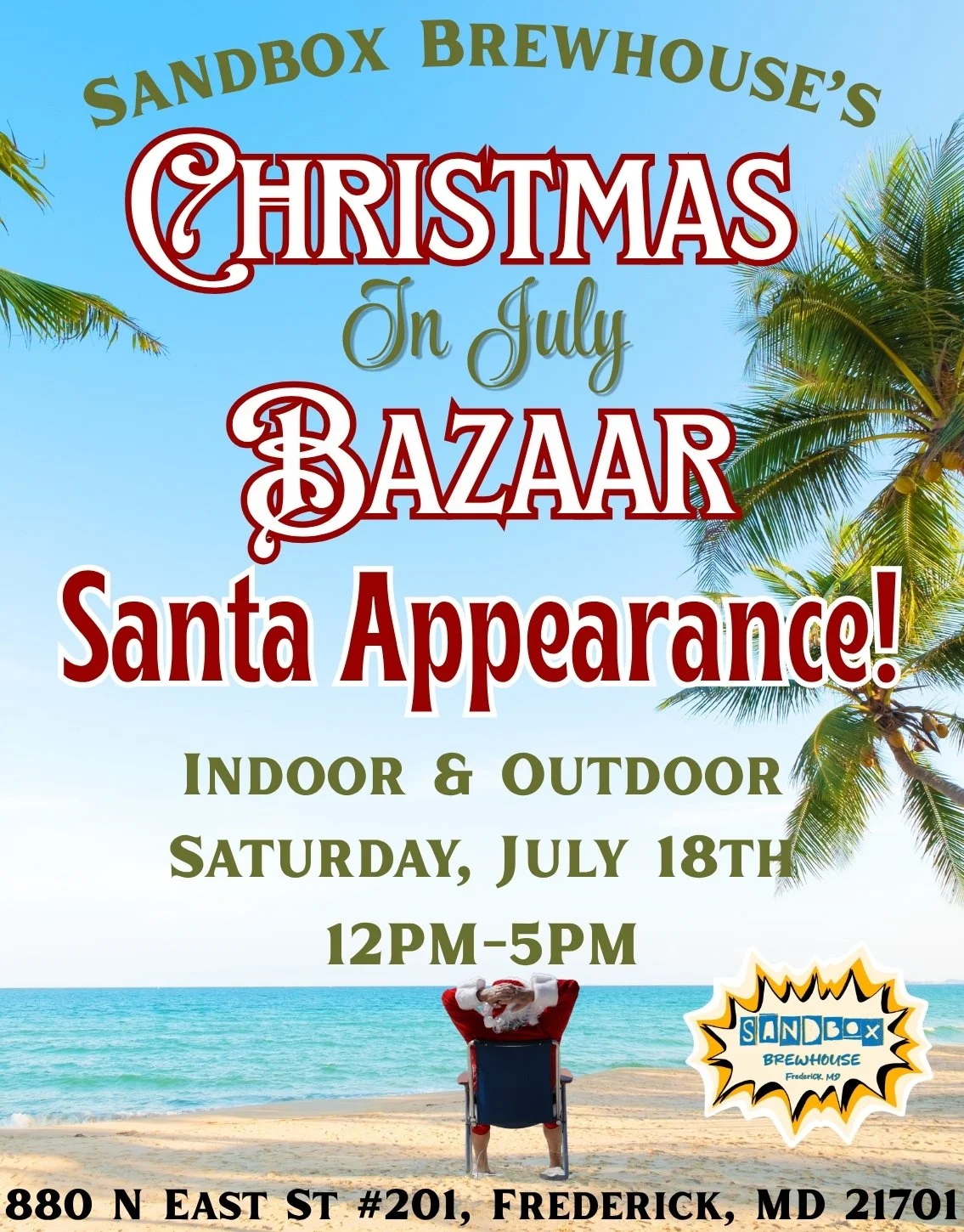 Christmas in July Bazaar