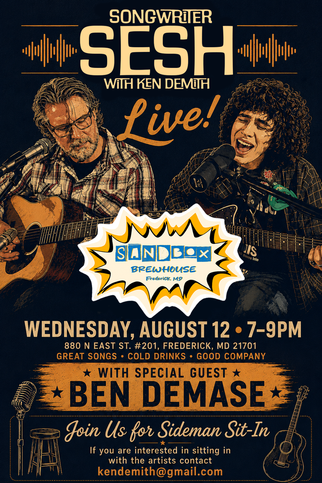 Songwriter Sesh LIVE!