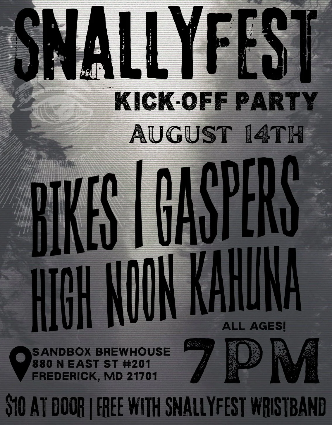 LIVE MUSIC: Snallyfest Kick-Off Party