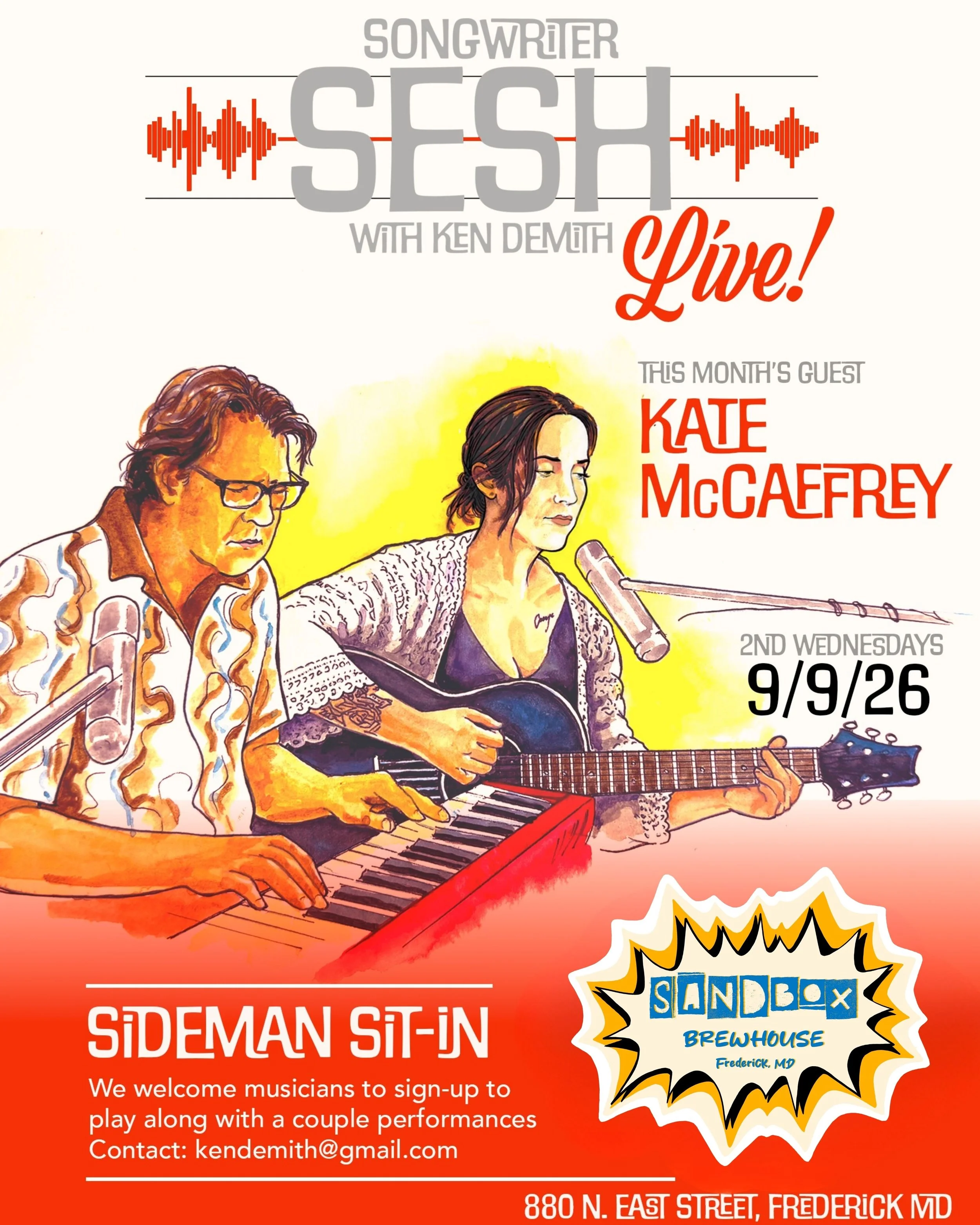 Songwriter Sesh LIVE!