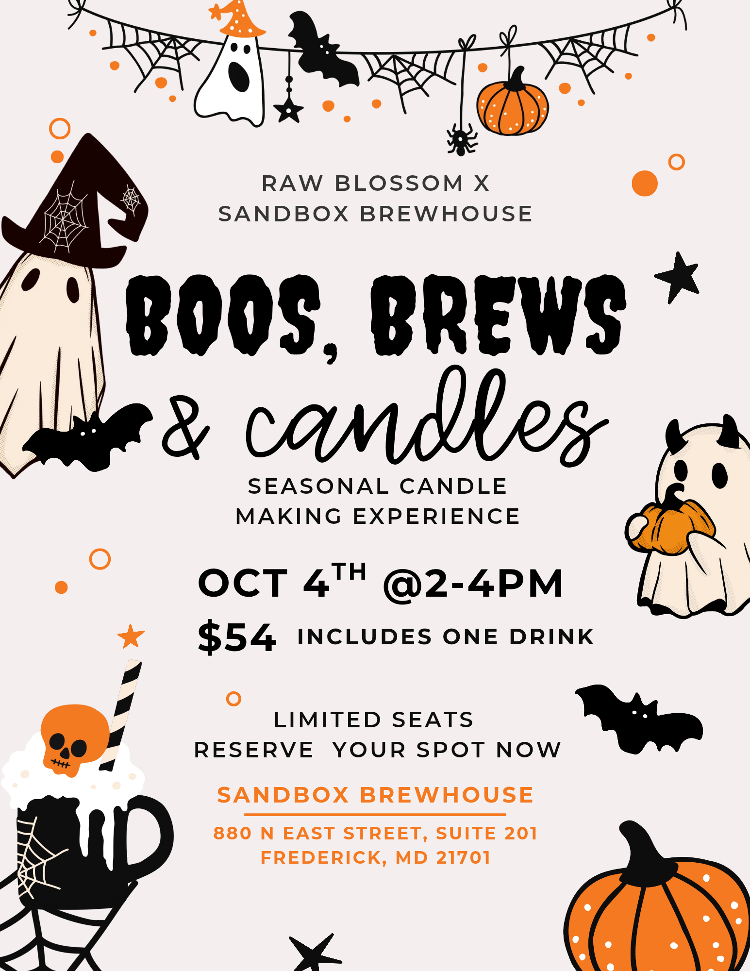 Boos, Brews, and Candles