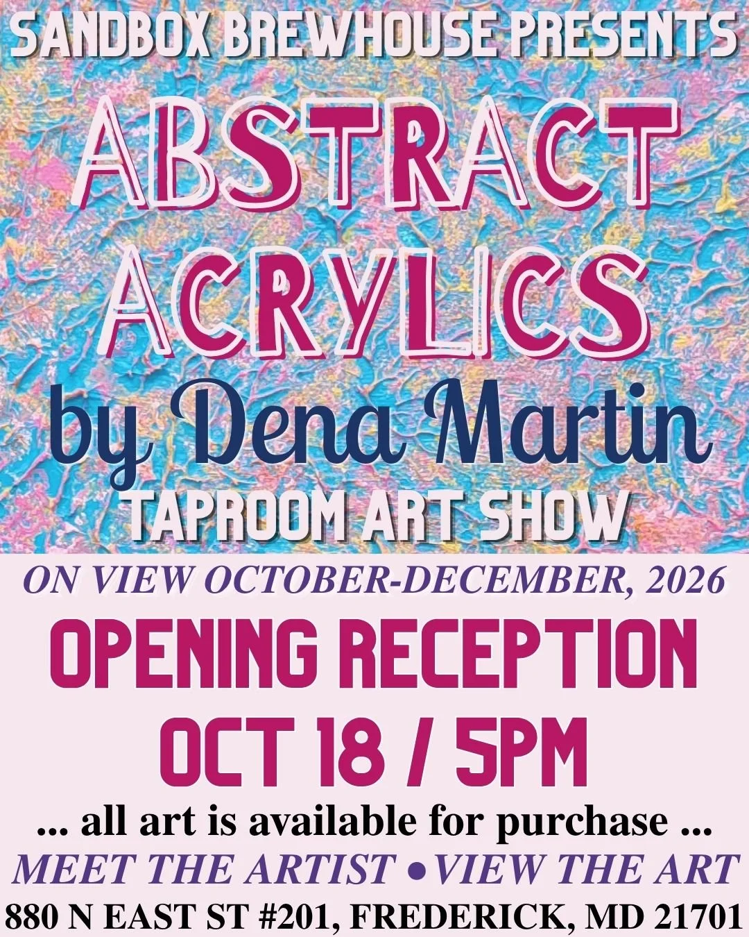 Abstract Acrylics Opening Reception