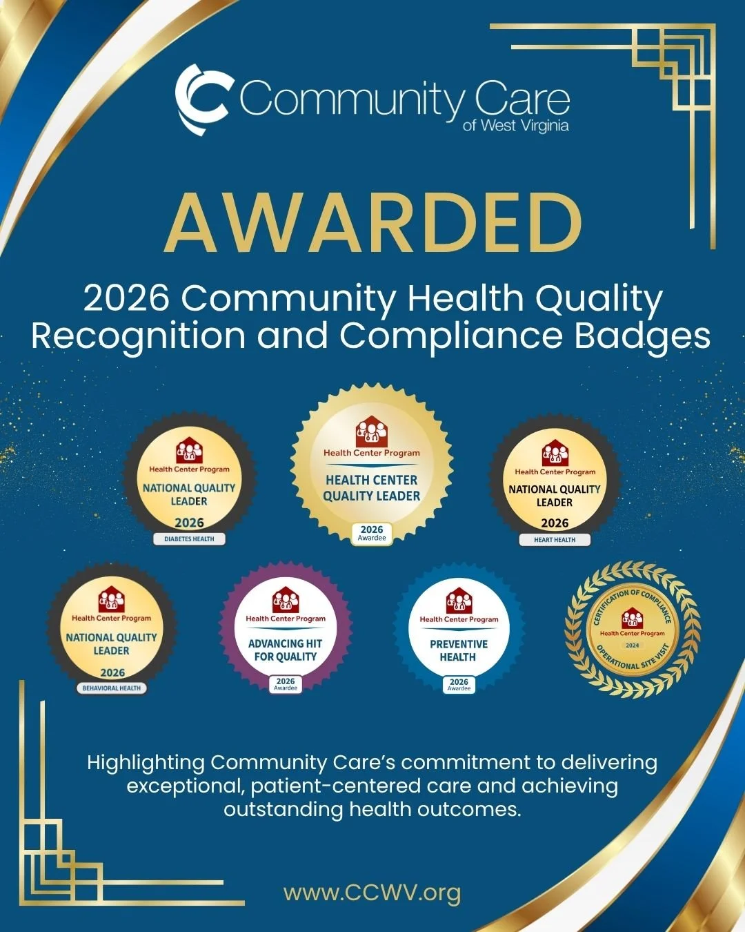 Community Care of West Virginia Earns Top National Quality Honors for 2026