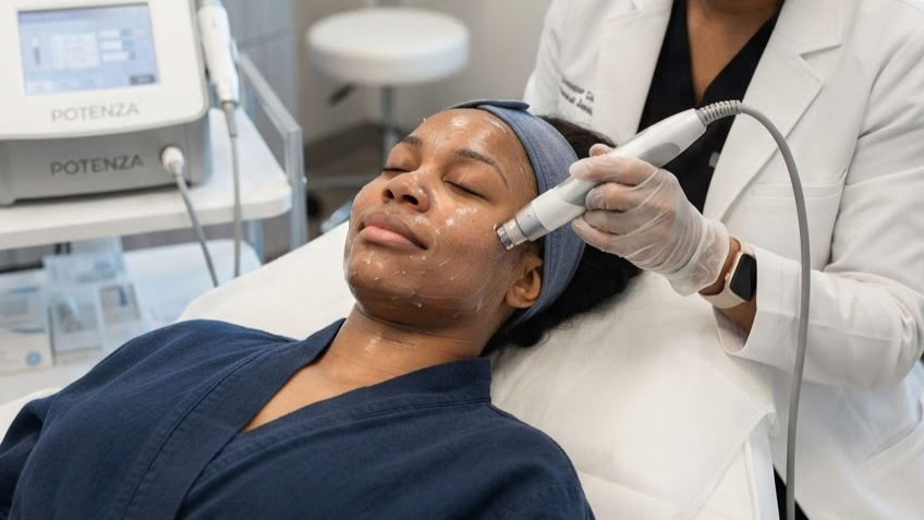 Potenza RF microneedling treatment in Inglewood CA