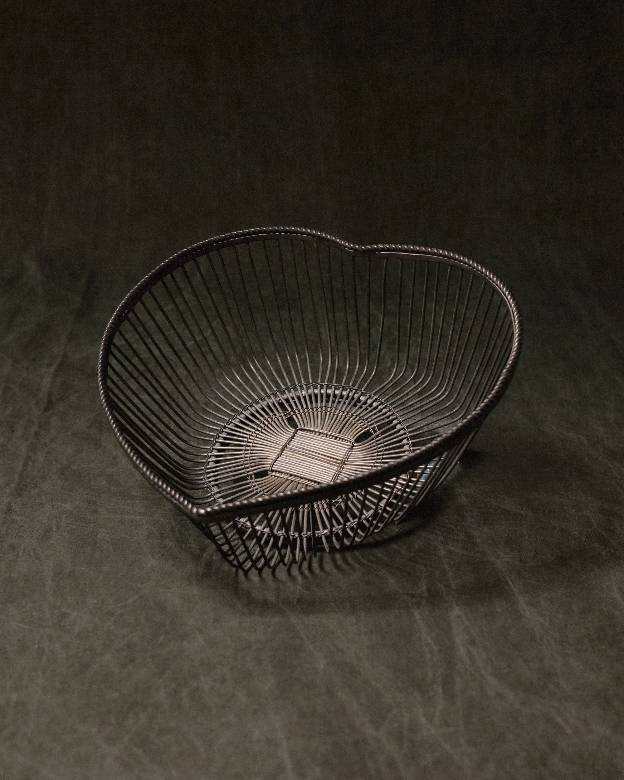 Wire Heart Basket