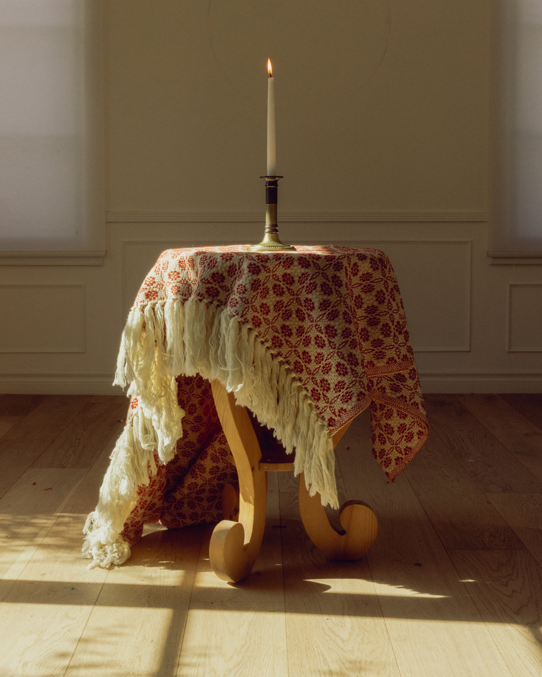 Patterned Fringe Tapestry