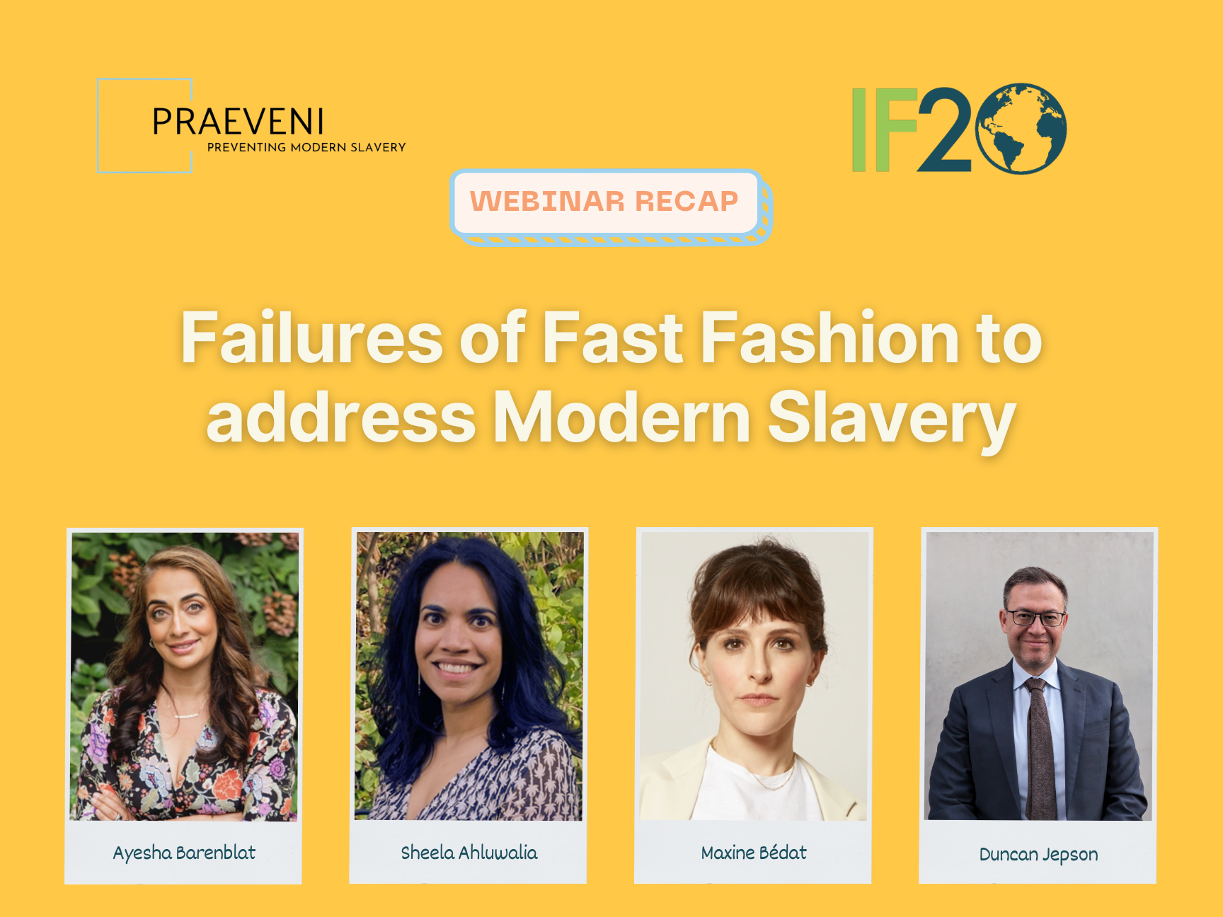 Webinar Recap: Failure of Fast Fashion to Address Modern Slavery