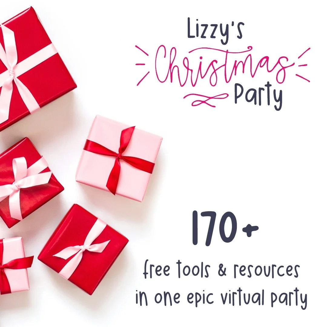 I&rsquo;ve watched Lizzy&rsquo;s Christmas Party from the sidelines for years&hellip;and this is my first year being invited in.

That alone feels huge.

This is one of those once-a-year events where creators gift their actual paid products for free.