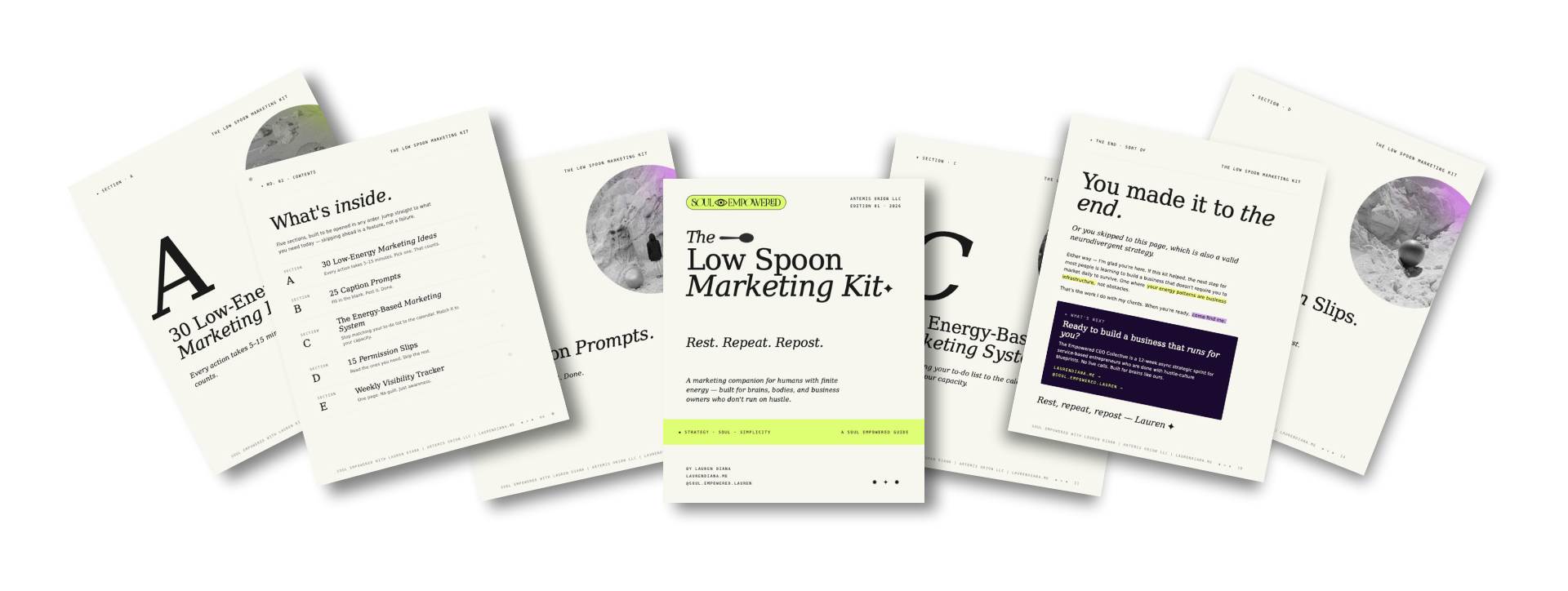 The Low Spoon Marketing Kit Thumbail