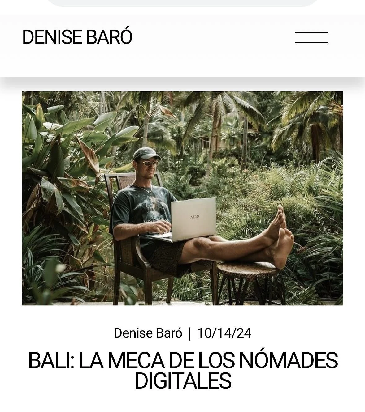 🌴 &iexcl;Nuevo en The Nomad Edit! Bali: la meca de los n&oacute;mades digitales 🌏 Si alguna vez so&ntilde;aste con trabajar desde la playa, con un coco en mano y rodeado de naturaleza, &iexcl;este es tu destino! LINK EN BIO 🔗 

#thenomadedit #blog