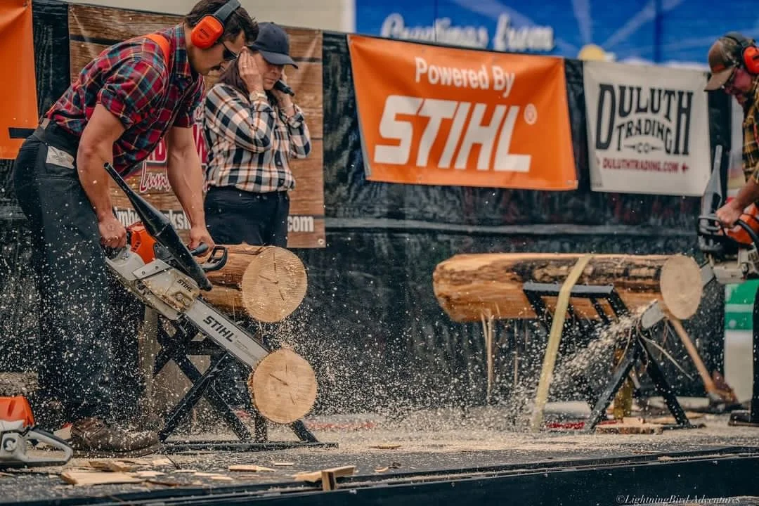 DLW Timberworks elite Lumberjack show! 