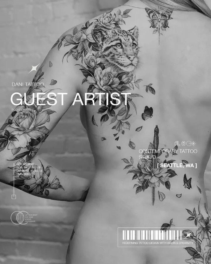 GUEST ARTIST - [ @danitattoonyc ] October 24 - 30
&bull;
For inquiries please contact us directly through DM or email 📩
&bull;
\\ Bookings Open
&bull;
&bull;
#tattooideas #tattooart #tattooing #tattooartist #tattoos #tattoostyle #tattooed #ink #inkj