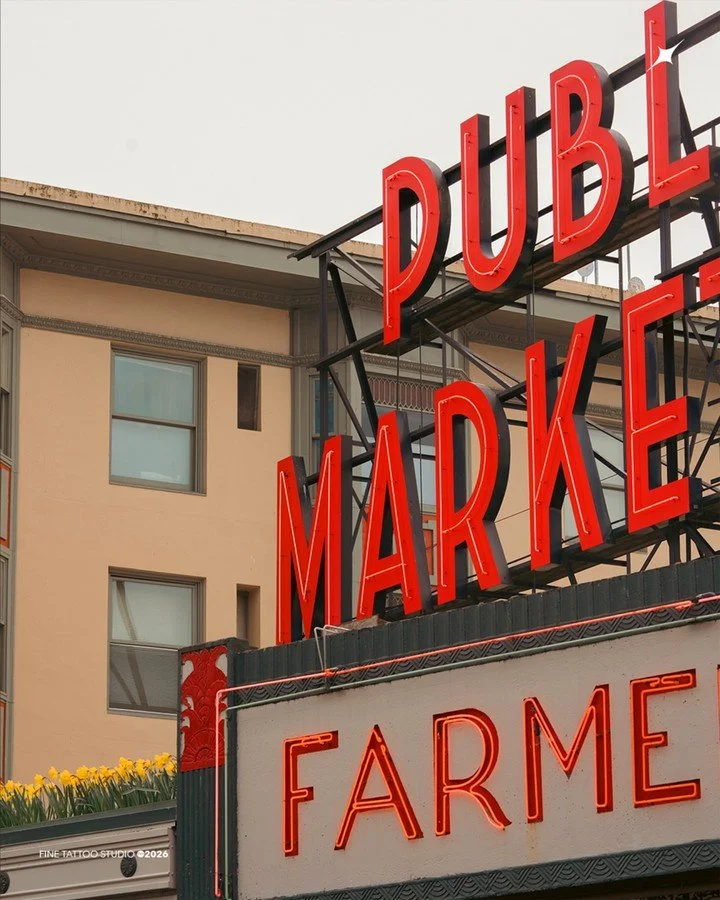 Every tattoo we make carries a little of this city in it. 
The grit, the beauty, the rain, the rhythm. Seattle isn't just where we&rsquo;re located, it's how we live.
&mdash;
Fine Studio isn&rsquo;t just based in Seattle. We&rsquo;re built with it.

