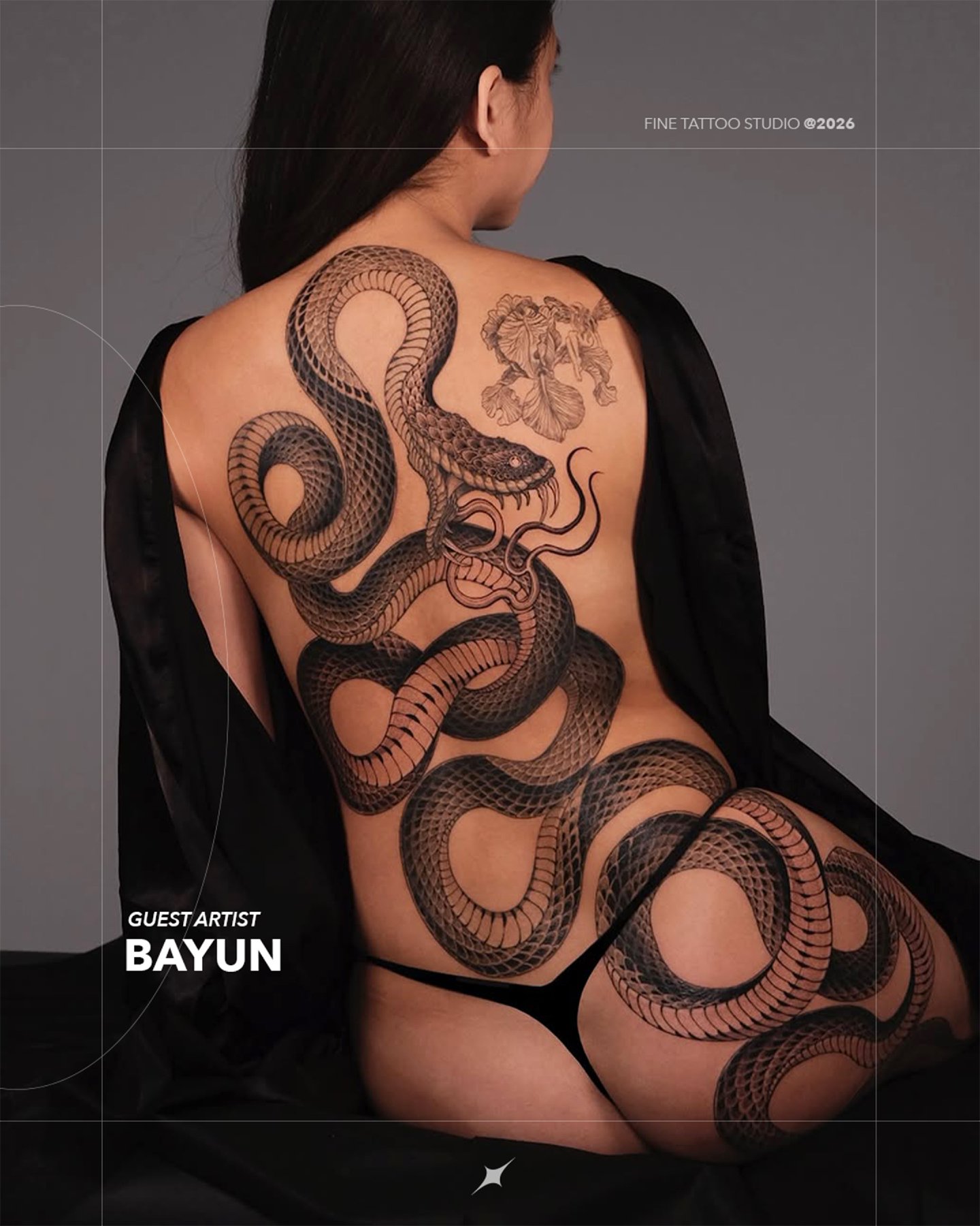 GUEST ARTIST - [ @bayun.tattoos ] March 27-30
&bull;
For inquiries please contact us directly through DM or email 📩
&bull;
\\ Bookings Open
&bull;
&bull;
#tattooideas #tattooart #tattooing #tattooartist #tattoos #tattoostyle #tattooed #ink #inkjunke