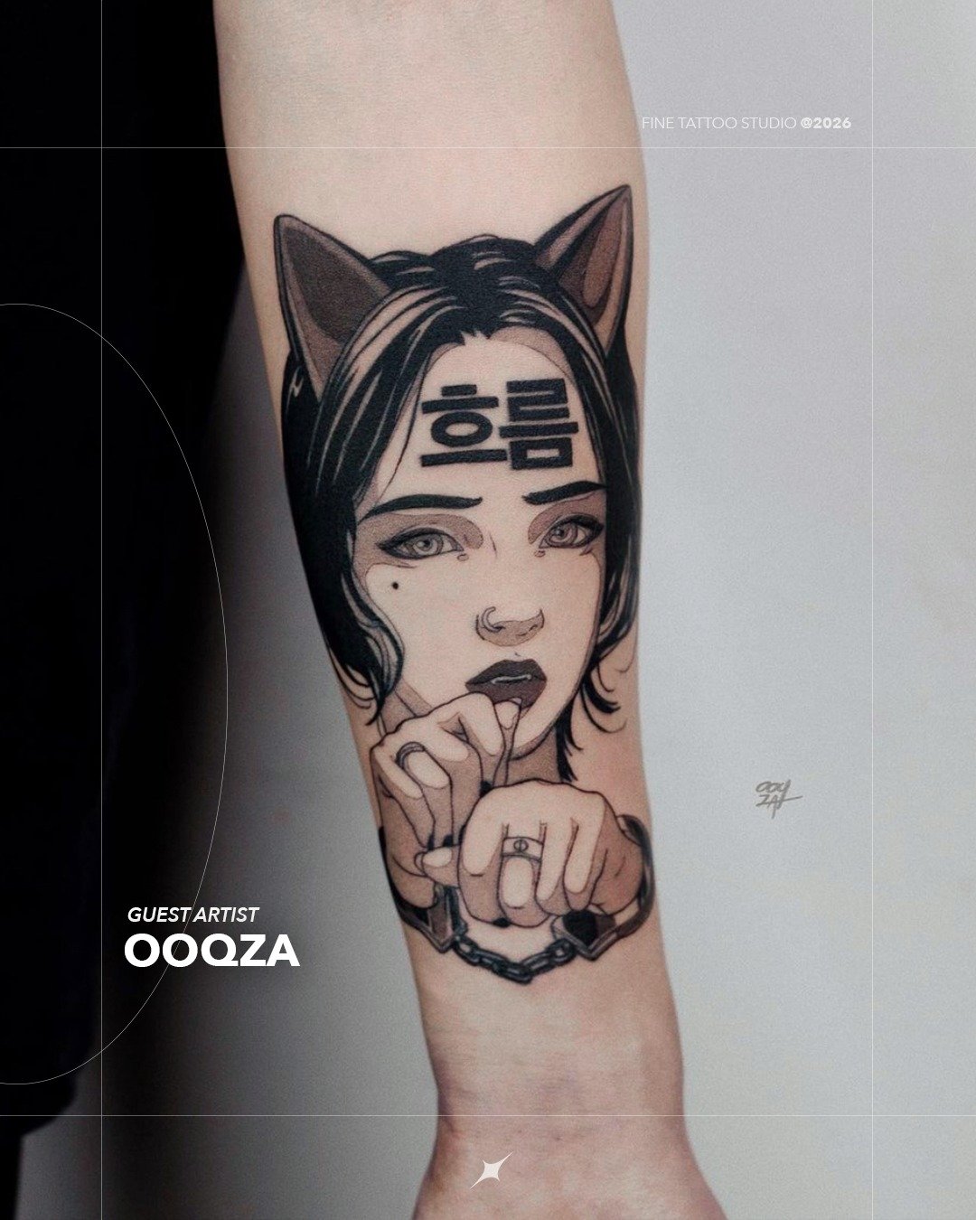 Guest artist [ @ooqza ] 23rd - 25th August

Bookings through DM //

Fine Studio
[ Seattle, Wa ]