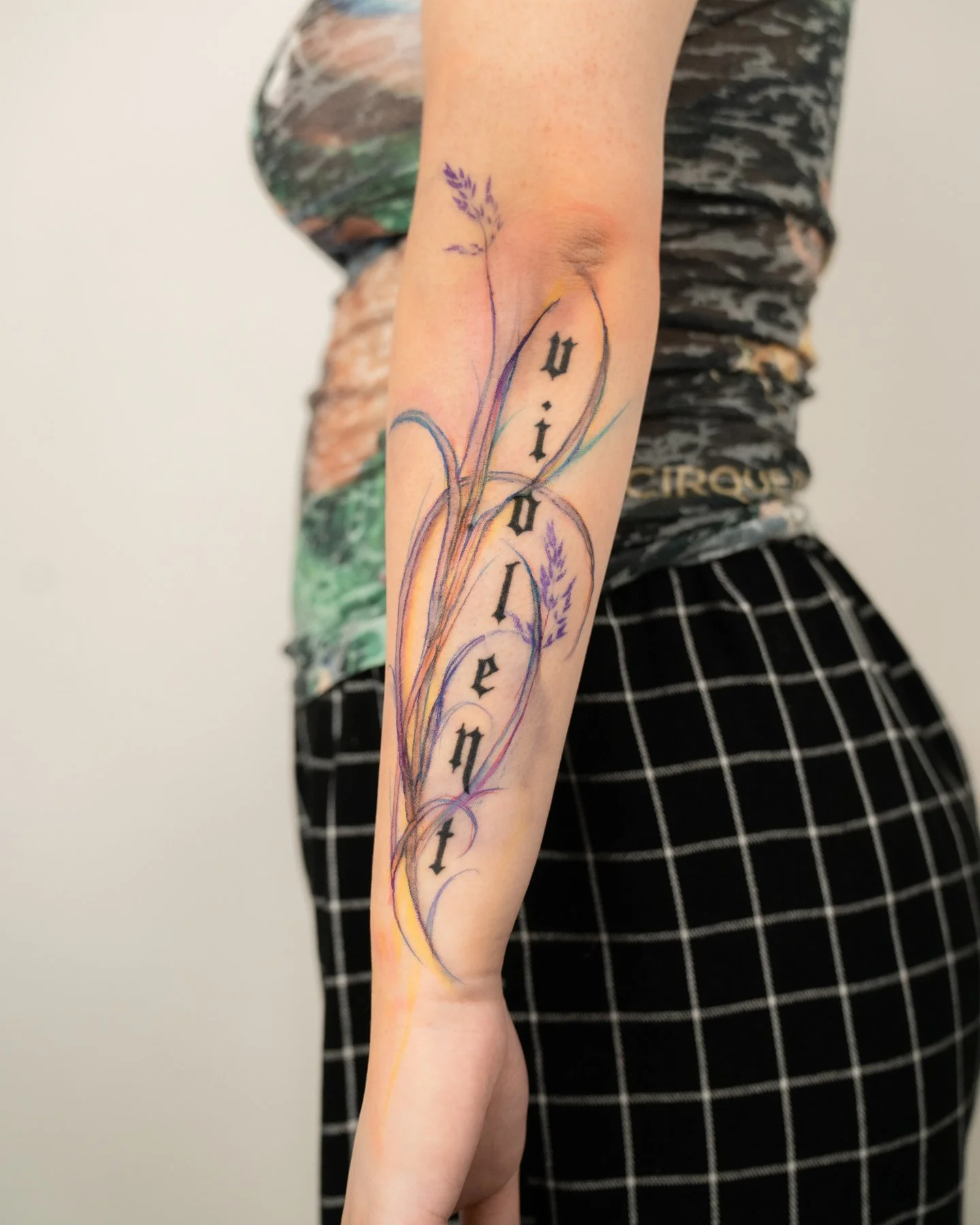 Delicate process
&mdash;
Reach out through DM.

Artist: [ @orbliiz ]

Fine Studio | South Lake Union, Seattle. Custom fine line and lettering work, designed from scratch &mdash; botanical detail and blackletter script. #letteringtattoo #finelinetatto