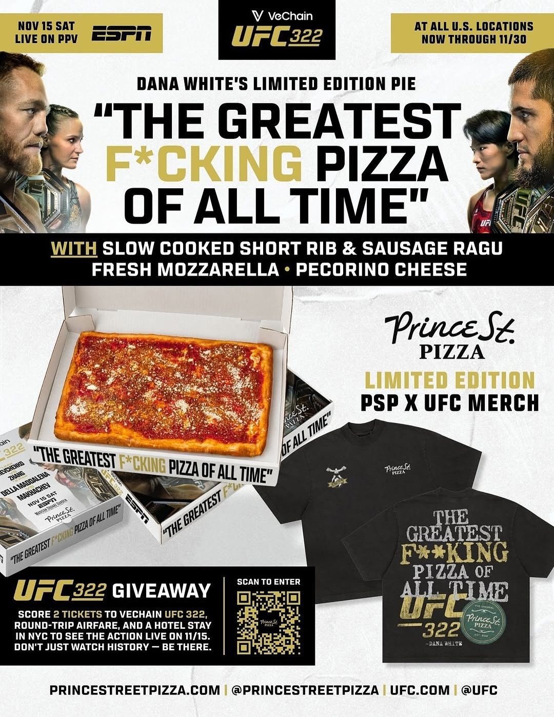 If you love pizza 🍕 and @ufc then head on over to #princestreetpizza #trianglesquare! #costamesa

Repost from @princestreetpizza
&bull;
🍕🥊 It&rsquo;s fight night all month long! 

Dana White&rsquo;s &ldquo;Greatest F*cking Pizza of All Time&rdquo;