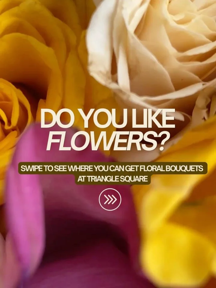 Welcome @floravendbouquets to #trianglesquare! 🌸🌹 They&rsquo;ve installed a floral bouquet vending machine in the parking garage, near the @timenightclub entrance! So remember to grab a fresh floral bouquet from the vending machine, the next time y