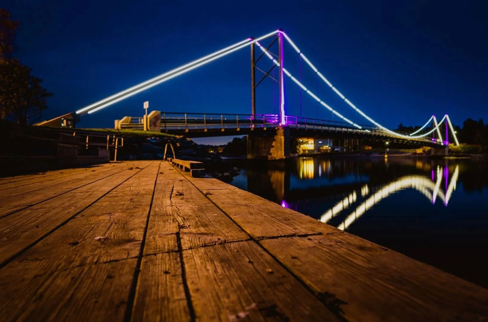 Sandvika i Bærum med utsikt over Sandvika-broen – et populært boligområde i Bærum