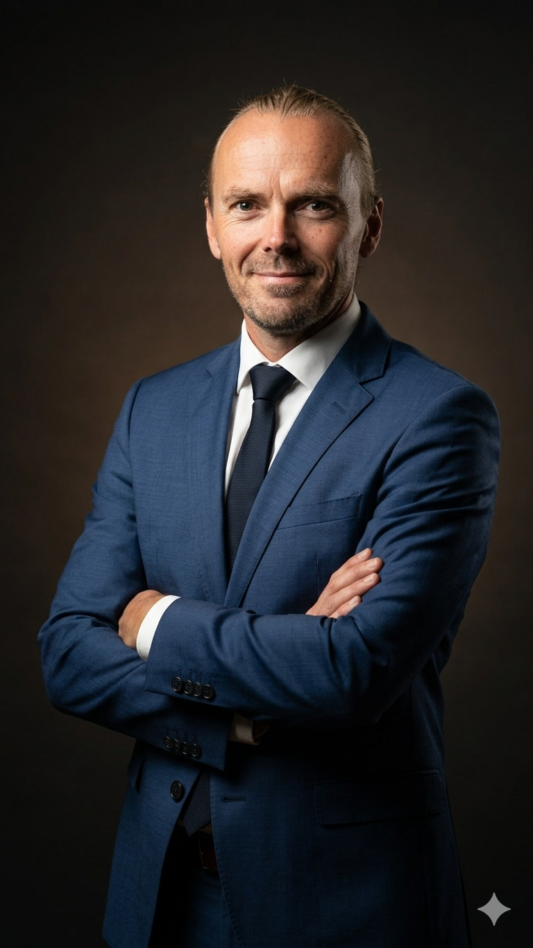 Portrett av Rasmus Anda, din lokale eiendomsmegler for hele Nes kommune