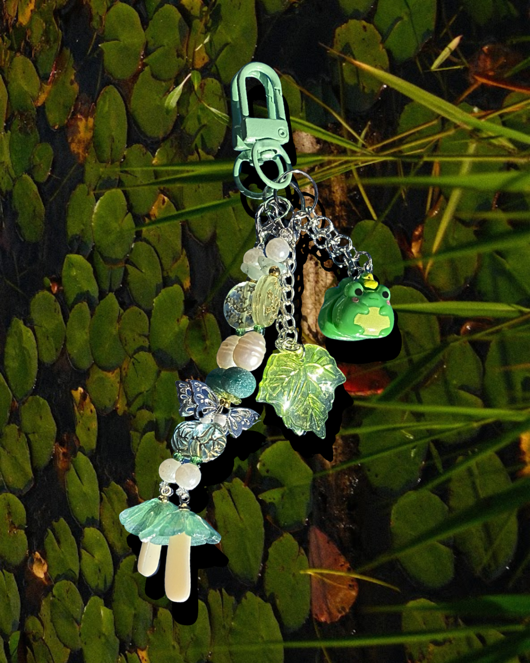 Green Mushroom Under The Lilypad.png