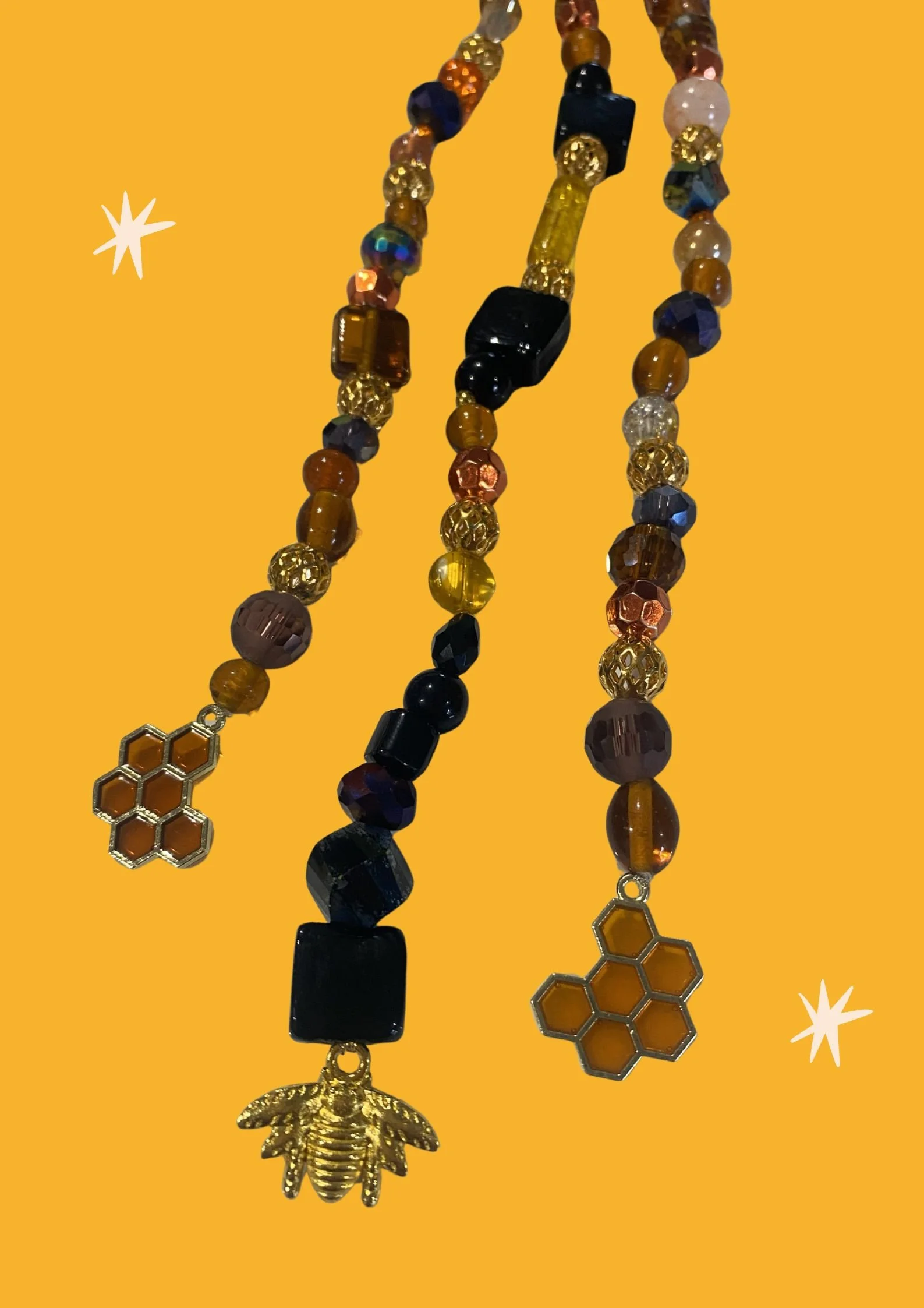 Honey Yellow Funky Enjoy Being Yourself Poster (3).jpg