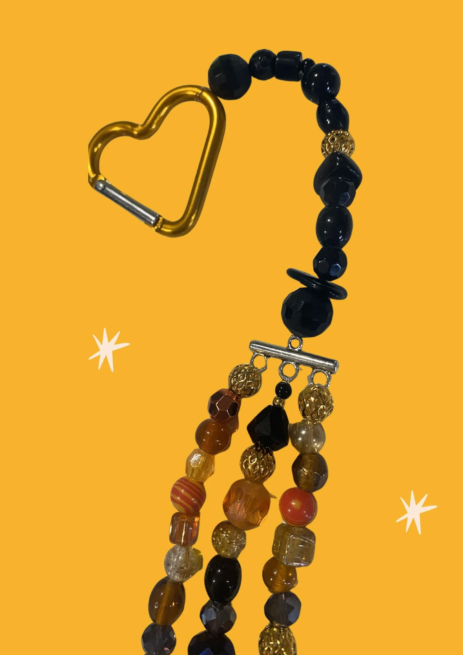 Honey Yellow Funky Enjoy Being Yourself Poster (2).jpg