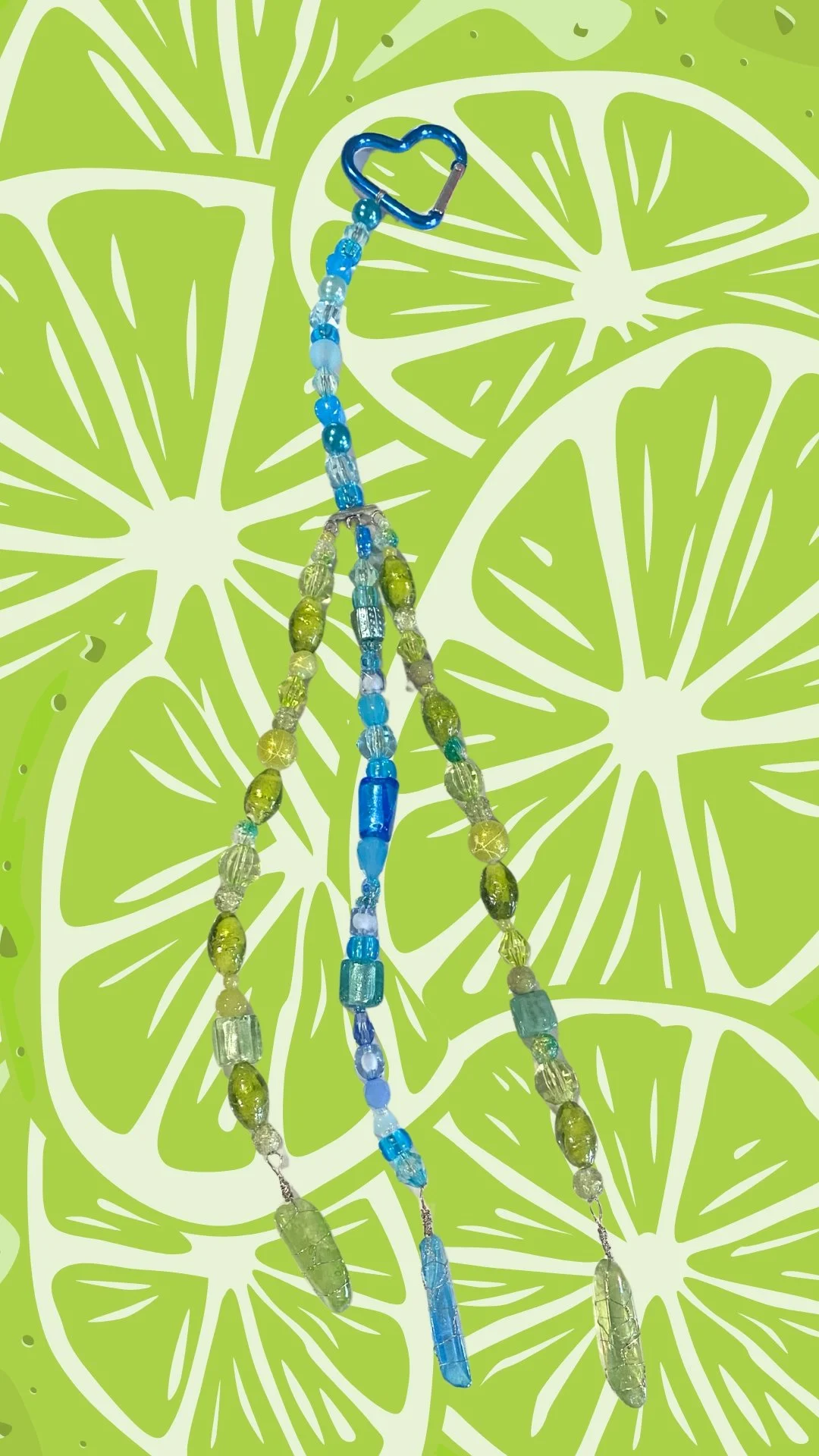 'Blueberry & Lime Sublime' Suncatcher