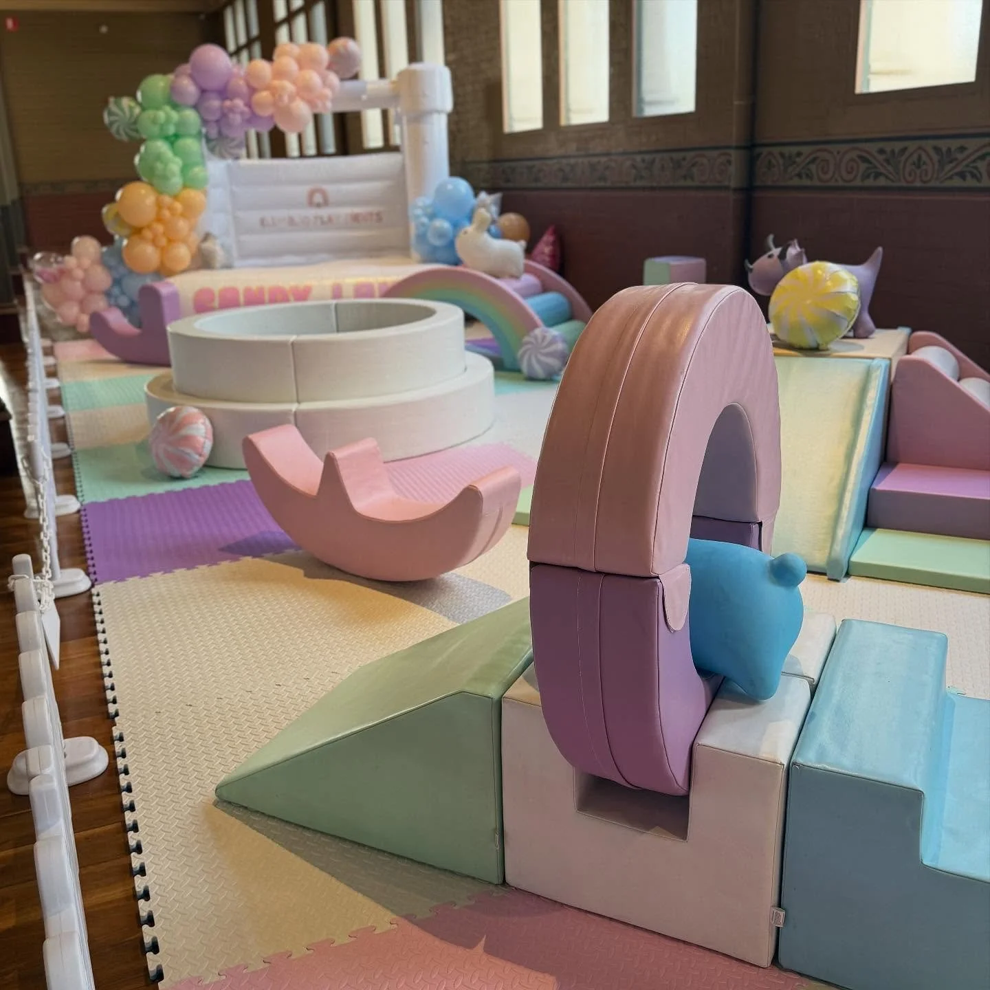 Welcome to The Candy Land Edit 🍭✨ 

A pastel dream brought to life at the One Fine Baby Expo! Every detail styled with love, from soft play to sprinkles, castles to candy-inspired colours. Pure magic, waiting to be explored 💖

Expo: @onefinebaby 
B