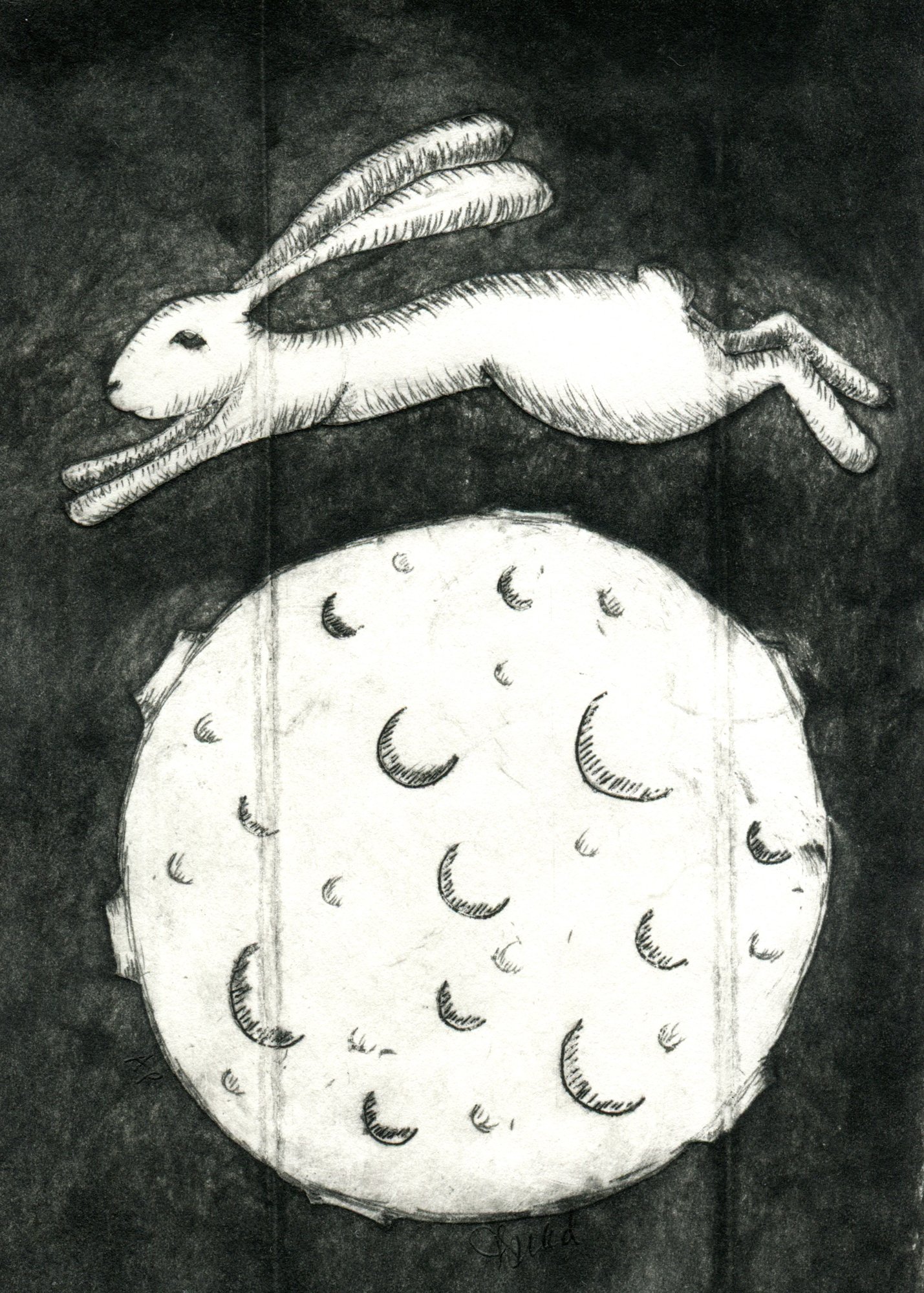 New Work: “Rabbit + Moon” Series
