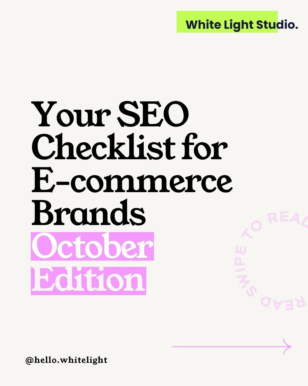 October is here! 🍁

You don&rsquo;t need me to tell you it&rsquo;s a big month for ecom brands in terms of Christmas prep, and If you&rsquo;ve been wondering when to &lsquo;push the button&rsquo; on Christmas this year, the answer is NOW! 🎄

Withou